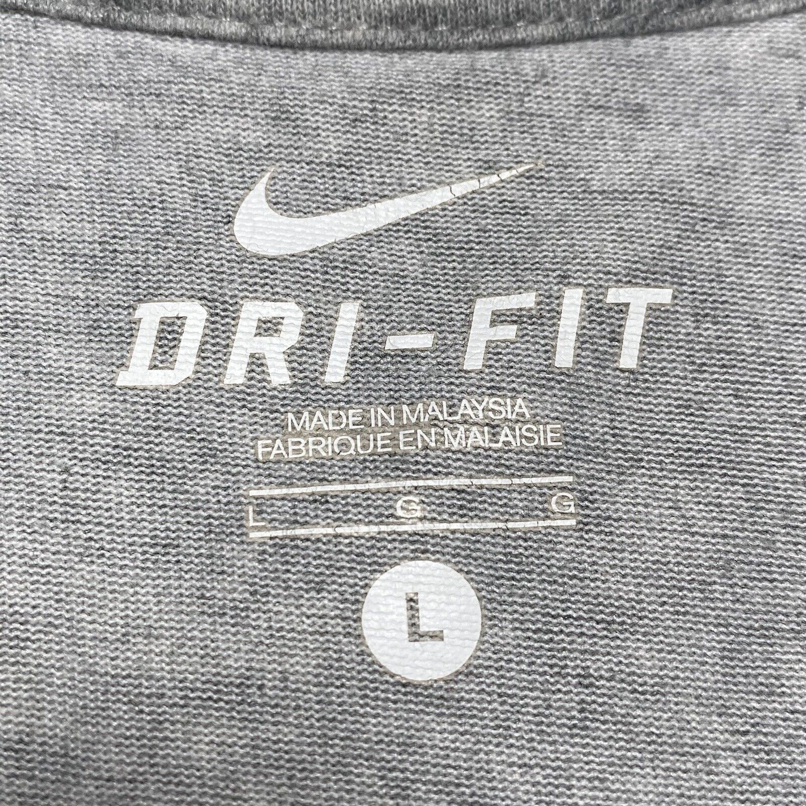 Nike Nike Large Eat Your Enemies Gray Short Sleeve Graphic TShirt Size US L / EU 52-54 / 3 - 10 Thumbnail