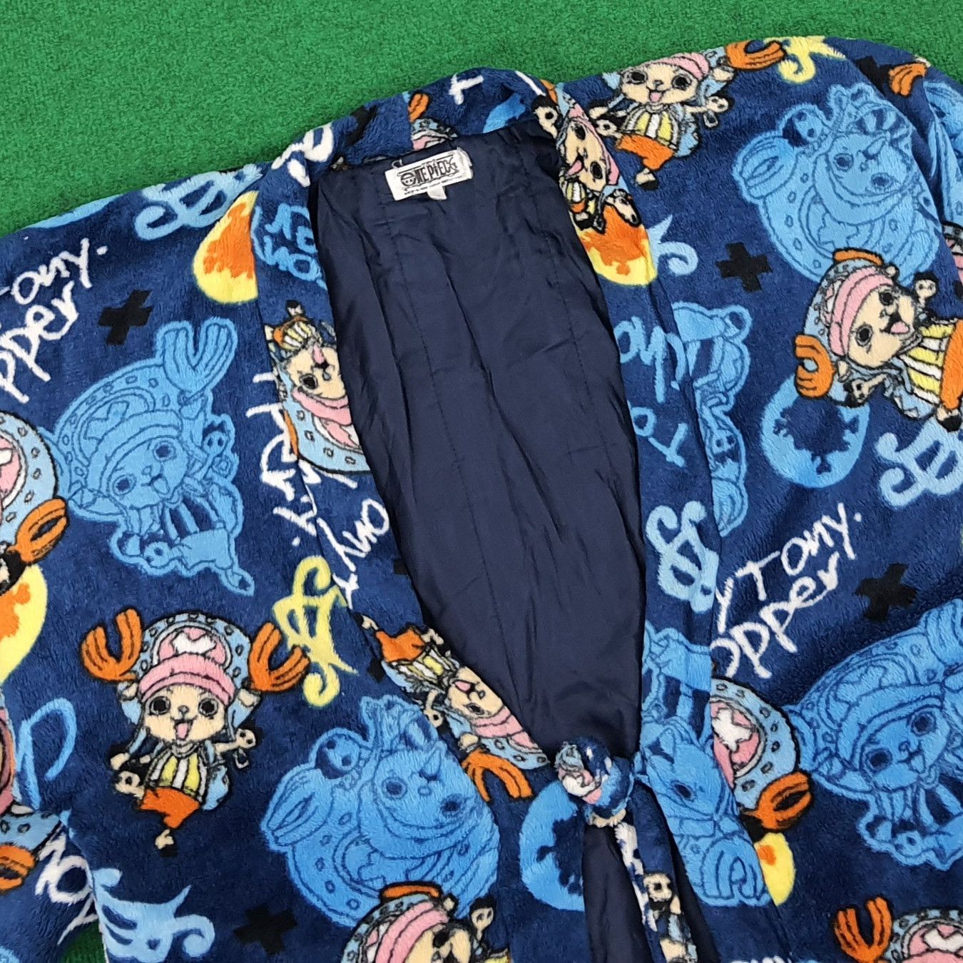 Japanese Brand × One Piece × Vintage Vintage One Piece Anime Japan Brand Fleece Kimono Size US L / EU 52-54 / 3 - 2 Thumbnail