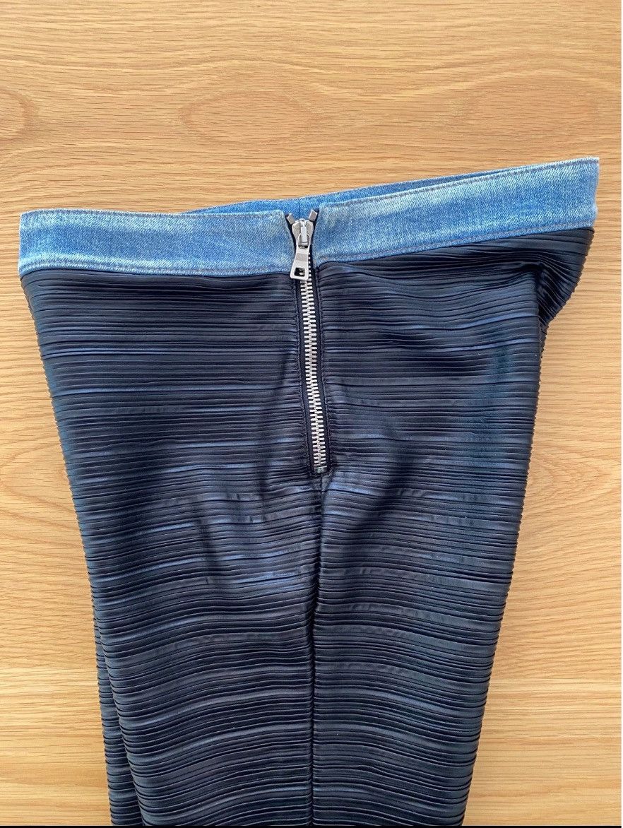 Balmain New Authentic FAUX LEATHER BIKER PANTS 🖤 Size 28" / US 6 / IT 42 - 7 Thumbnail