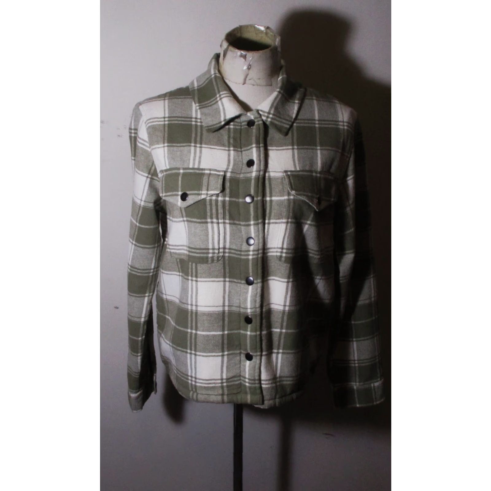 Lucky Brand LUCKY BRAND Shirt Taupe Insulated Short Jacket Women's M Size M / US 6-8 / IT 42-44 - 2 Thumbnail