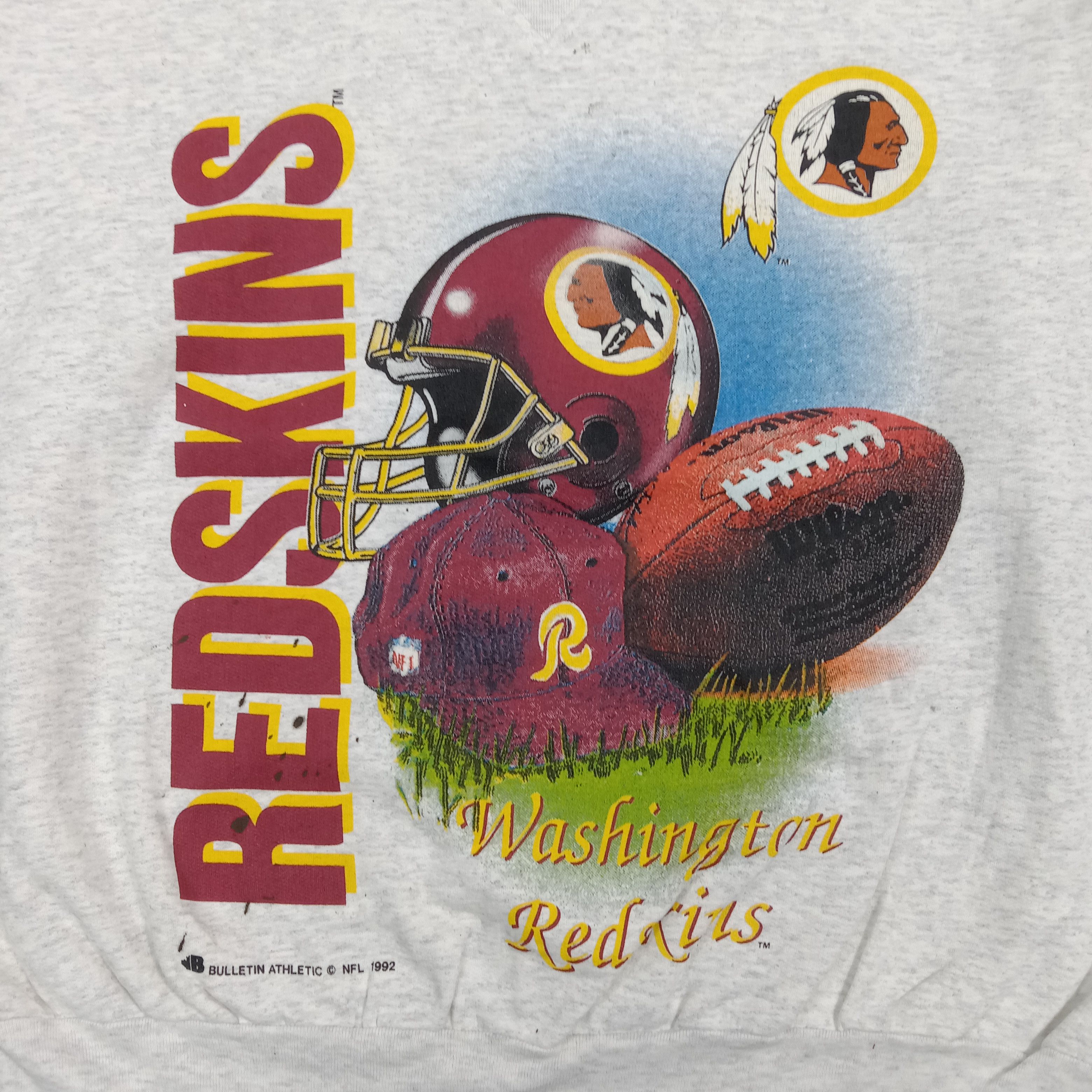 NFL Washington Redskin Football Team Sweatshirt C273N11 Size US L / EU 52-54 / 3 - 2 Thumbnail