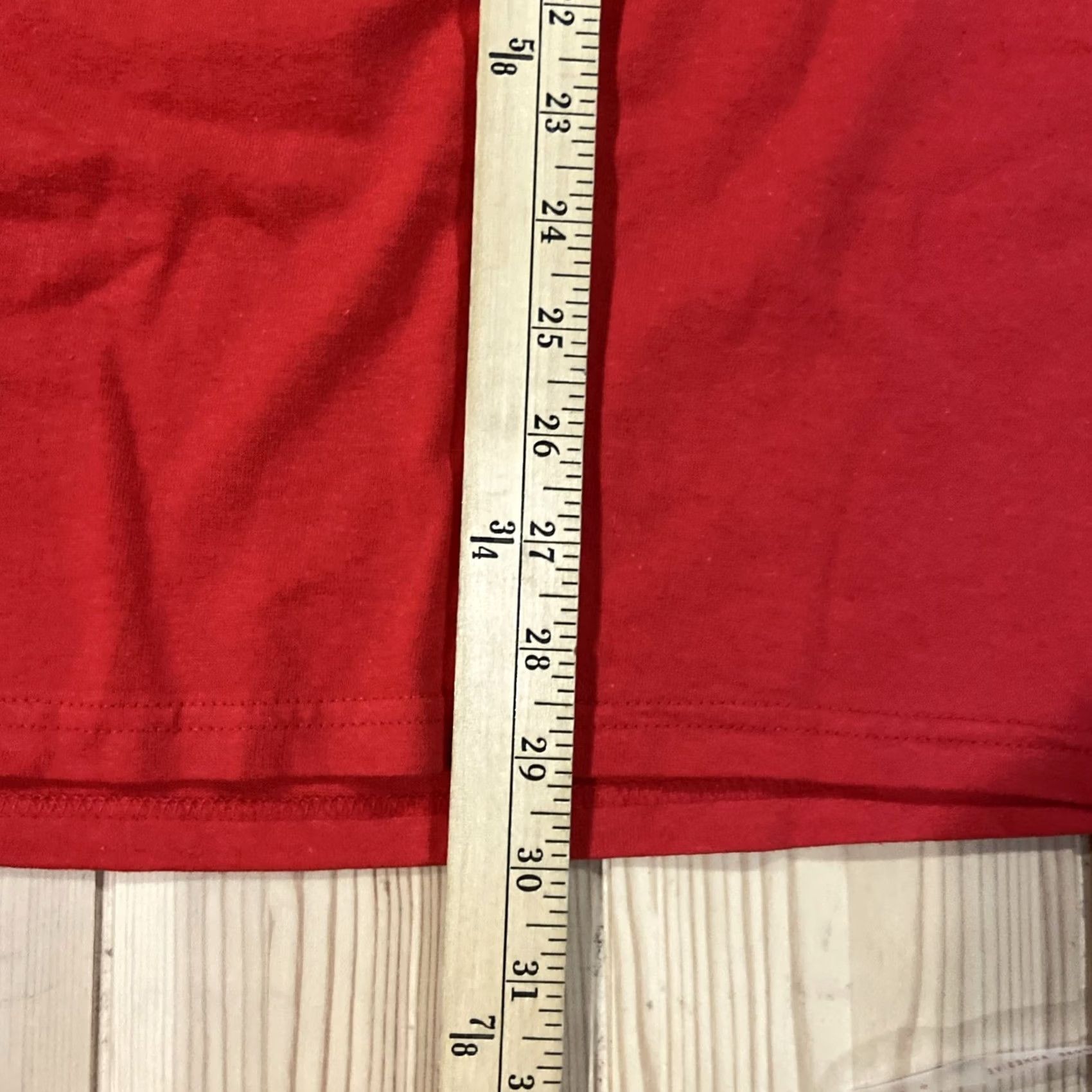 Vintage Black Ink Design USMC T-Shirt Men's L Short Sleeve Crew Neck Red Cotton Graphic Print Logo NWT 2004 Vintage: No Military Theme Autumn Year 2004? Size US L / EU 52-54 / 3 - 6 Thumbnail