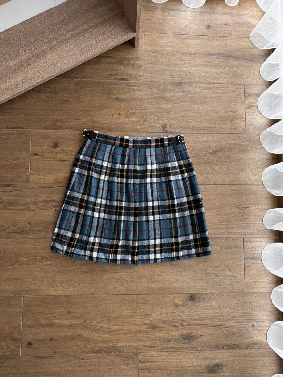 Pringle Of Scotland × Vintage Vintage James Pringle Weavers of Inverness Wool Tartan Kilt Size 30" / US 8 / IT 44 - 7 Thumbnail