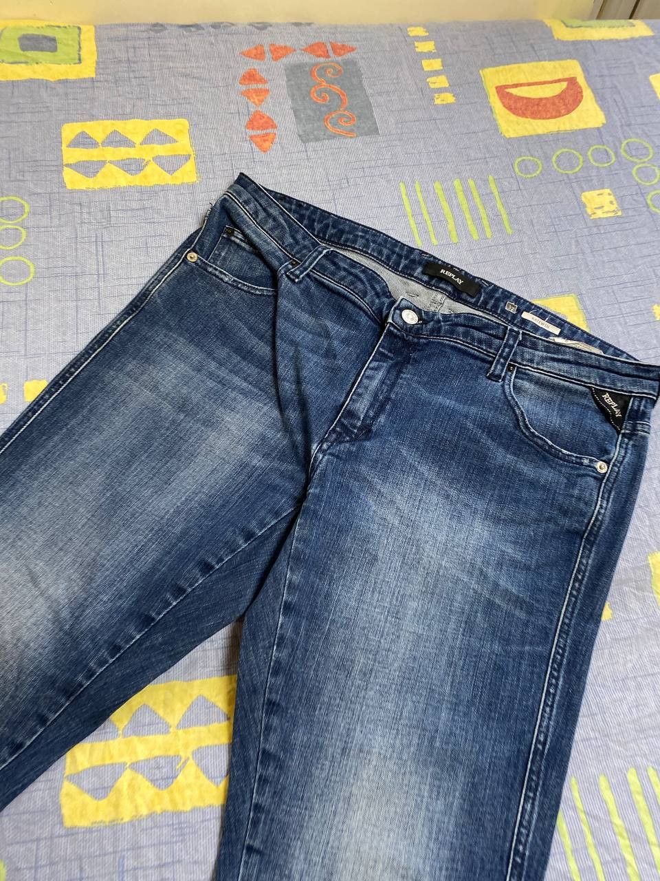 Replay × Vintage Replay Men`s Vintage Denim Jeans Y2K Size US 32 / EU 48 - 15 Thumbnail