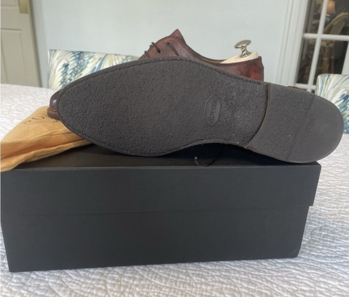 Bontoni Bontoni Brown Leather Derby Shoes Size US 9.5 / EU 42-43 - 4 Thumbnail