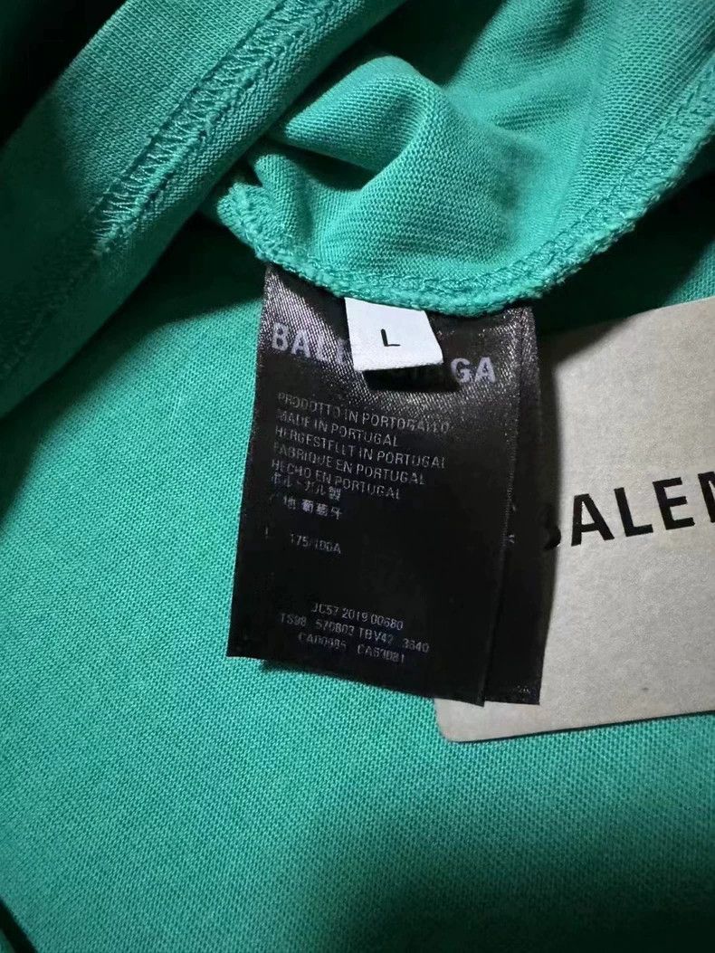 Balenciaga Balenciaga Lake green cola short sleeve Size US L / EU 52-54 / 3 - 4 Thumbnail