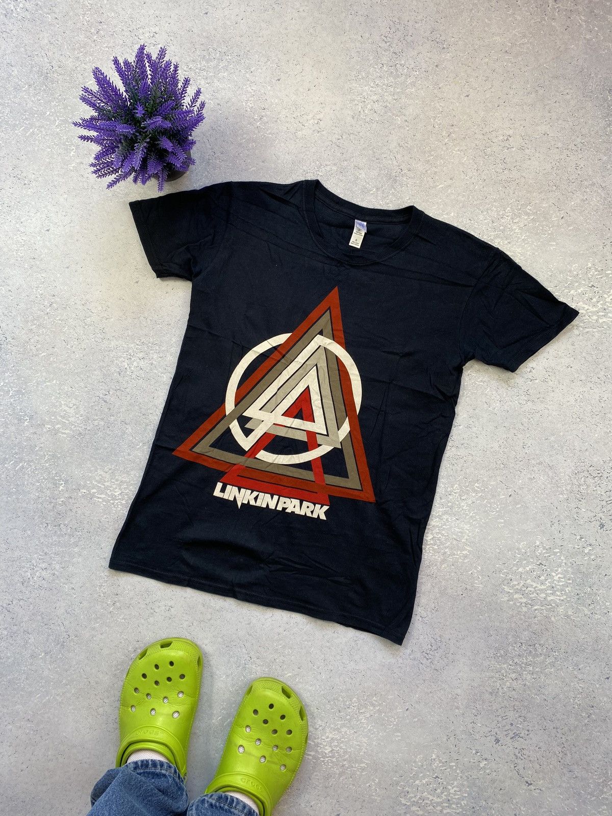 Band Tees Linkin Park Men’s Blue T-Shirt With Big Logo Size Small Size US S / EU 44-46 / 1 - 1 Thumbnail