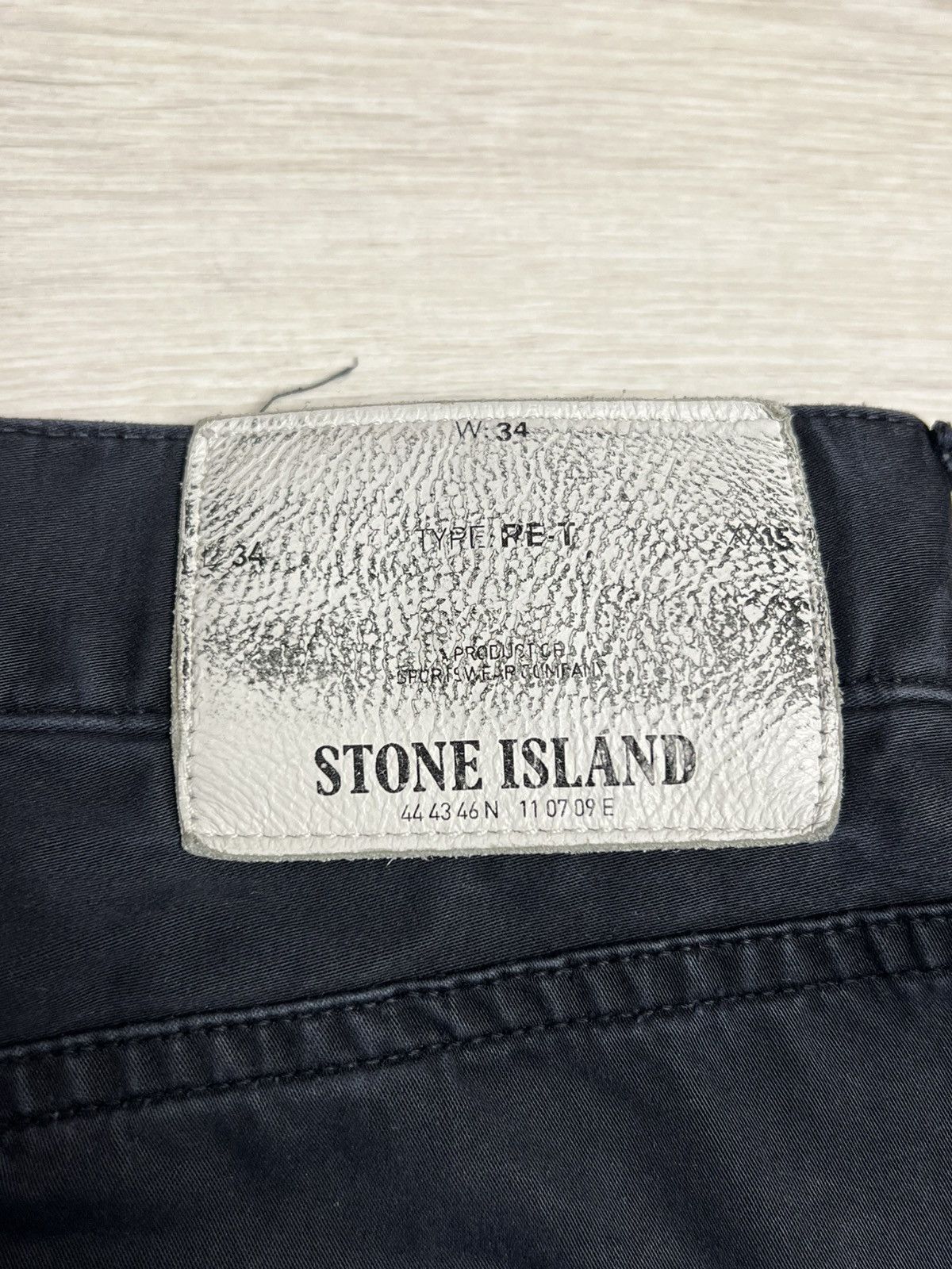 Stone Island Stone Island SS13 Archive Navy Cotton Chinos W34 5815J4BZM Size US 34 / EU 50 - 5 Thumbnail