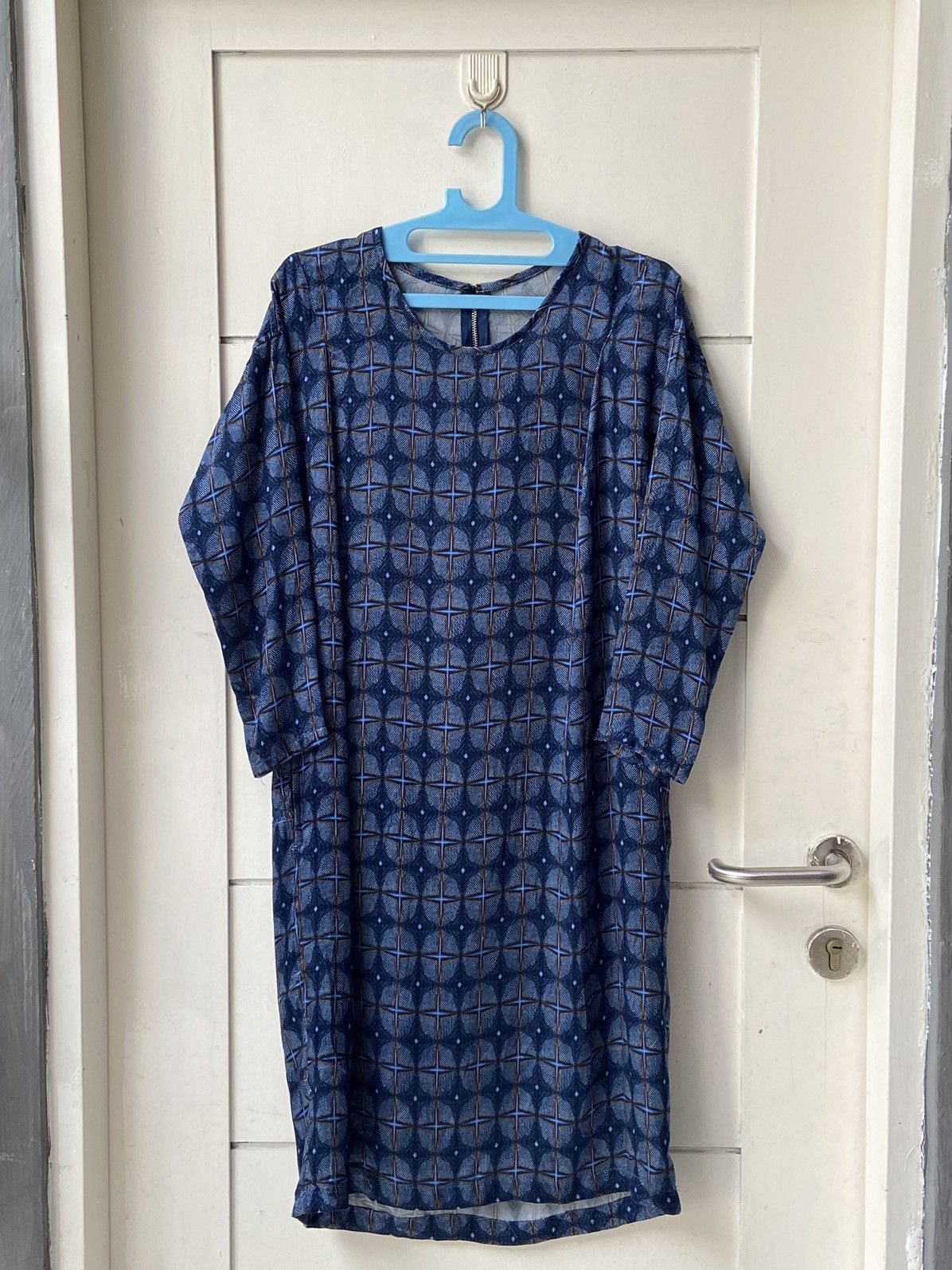Zucca ZUCCA Motive Midi Dress Size L / US 10 / IT 46 - 15 Thumbnail