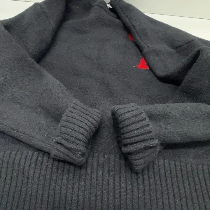AMI AMI Black Crewneck Sweater with Heart Logo -2507 Size US S / EU 44-46 / 1 - 7 Thumbnail