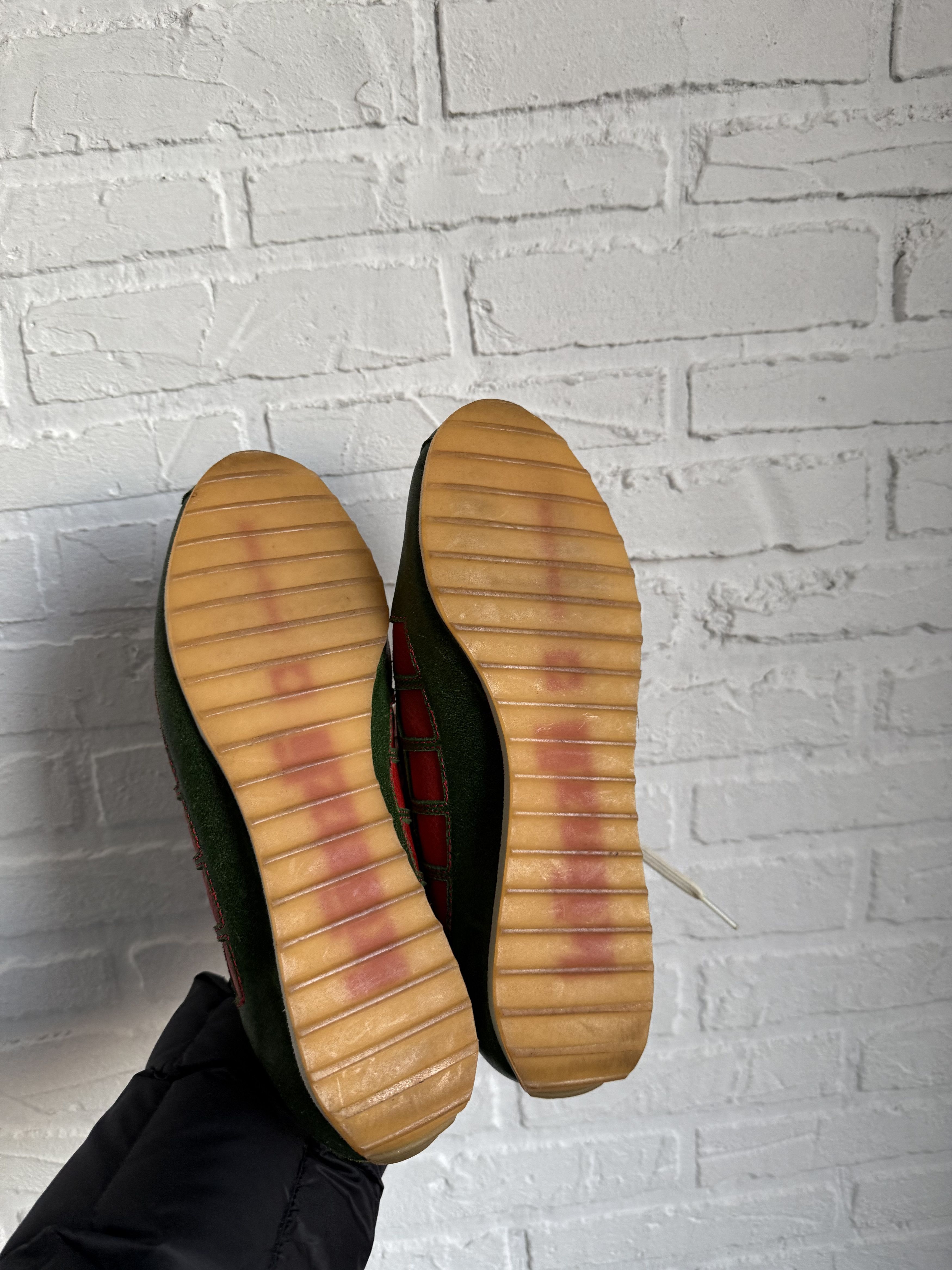 Other Kunzli Swiss made classic leather sneakers green red Size US 6.5 / EU 39-40 - 5 Thumbnail