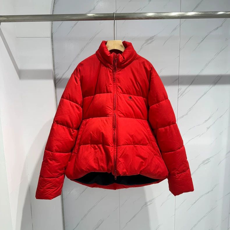 Balenciaga size 38 Red Double Hook Embroidered Oversized S