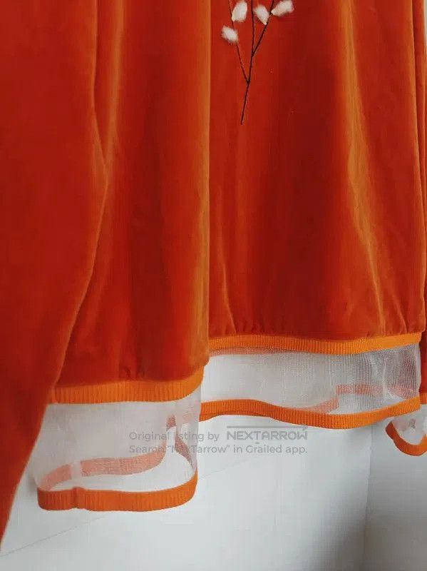 Fendi Fendi Orange Floral Long Sleeve Sweatshirt for Women . Size L / US 10 / IT 46 - 3 Thumbnail