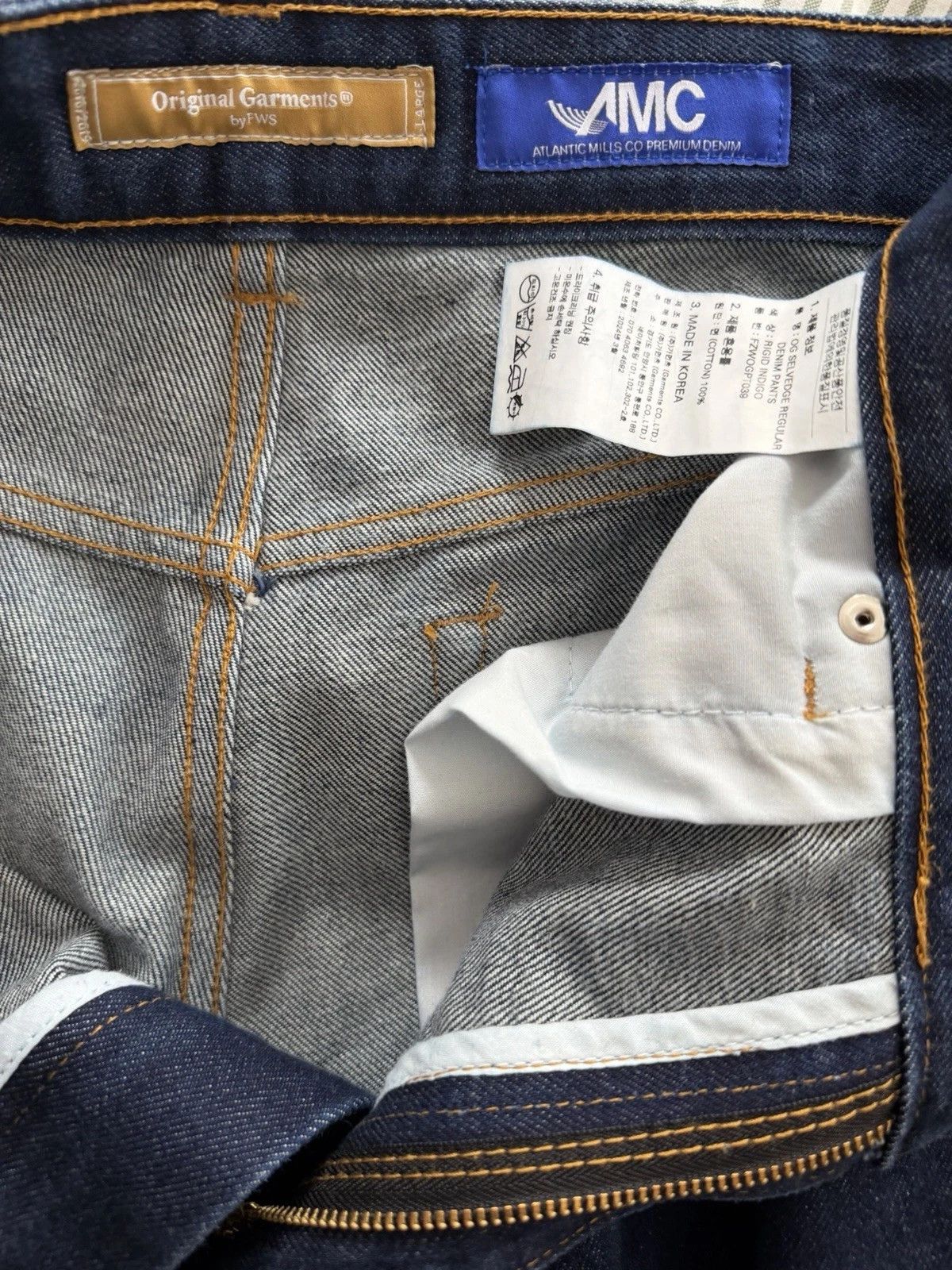 FrizmWORKS Frizmworks Original Garments Selvedge Denim Rigid Indigo XL Size US 34 / EU 50 - 7 Thumbnail