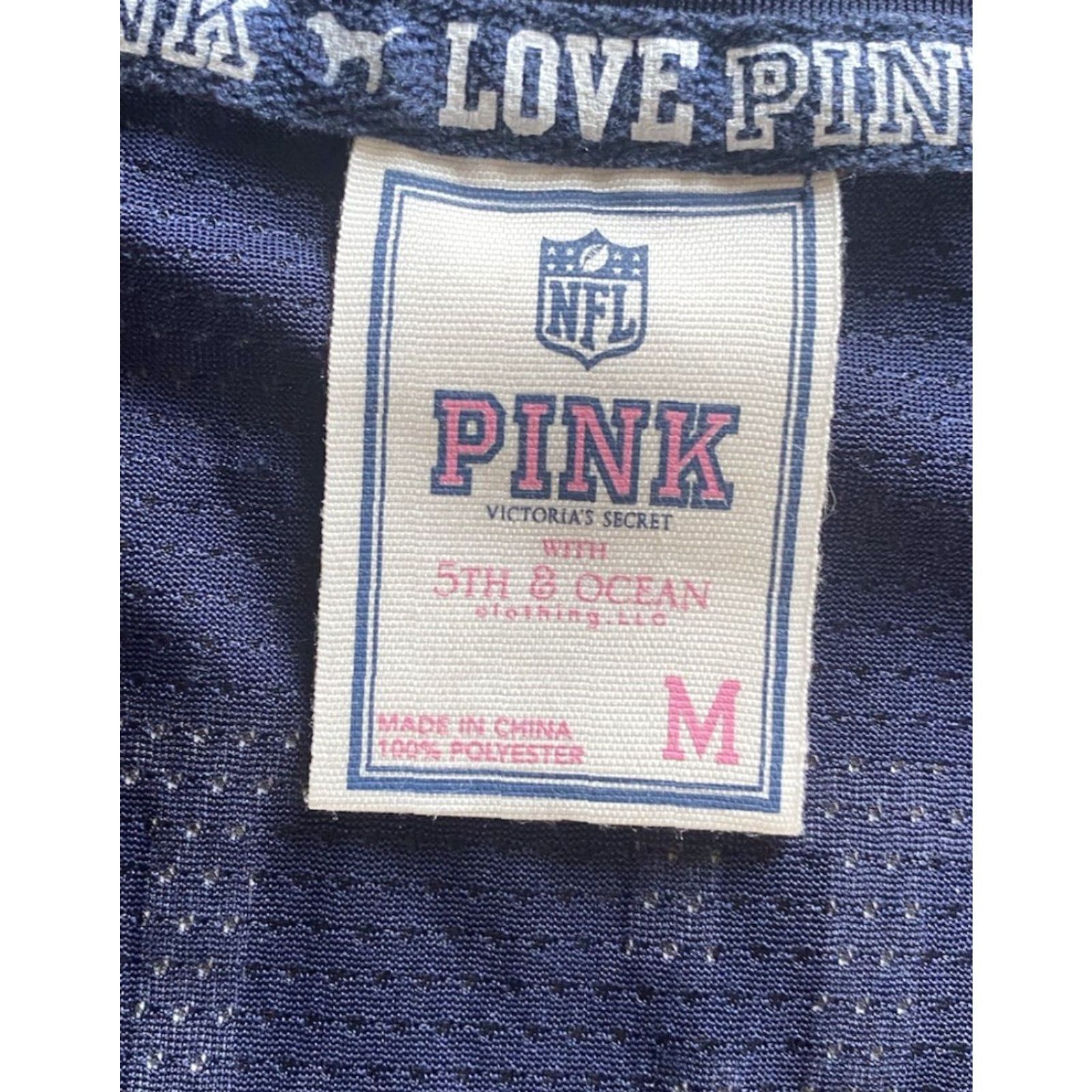 Pinko PINK 5th Ocean Dallas Cowboys Blue Jersey Shirt Women M Ocean Women’s M Dallas Cowboys Blue Jersey Shirt 60 #60 Size M / US 6-8 / IT 42-44 - 7 Thumbnail