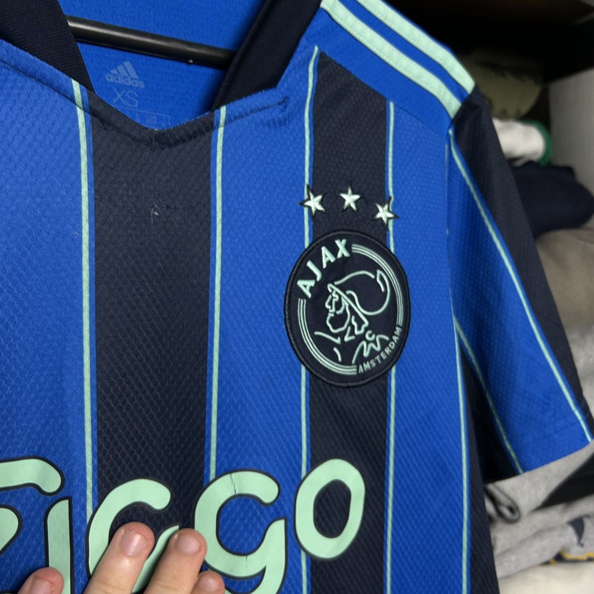Adidas Mens Adidas FC Ajax 2021 Home Soccer jersey size XS Size US XS / EU 42 / 0 - 4 Thumbnail