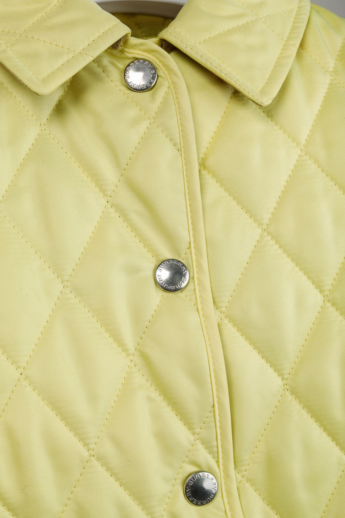 Burberry Burberry Lemon Quilted Snap-Closure Jacket Size XS / US 0-2 / IT 36-38 - 8 Thumbnail