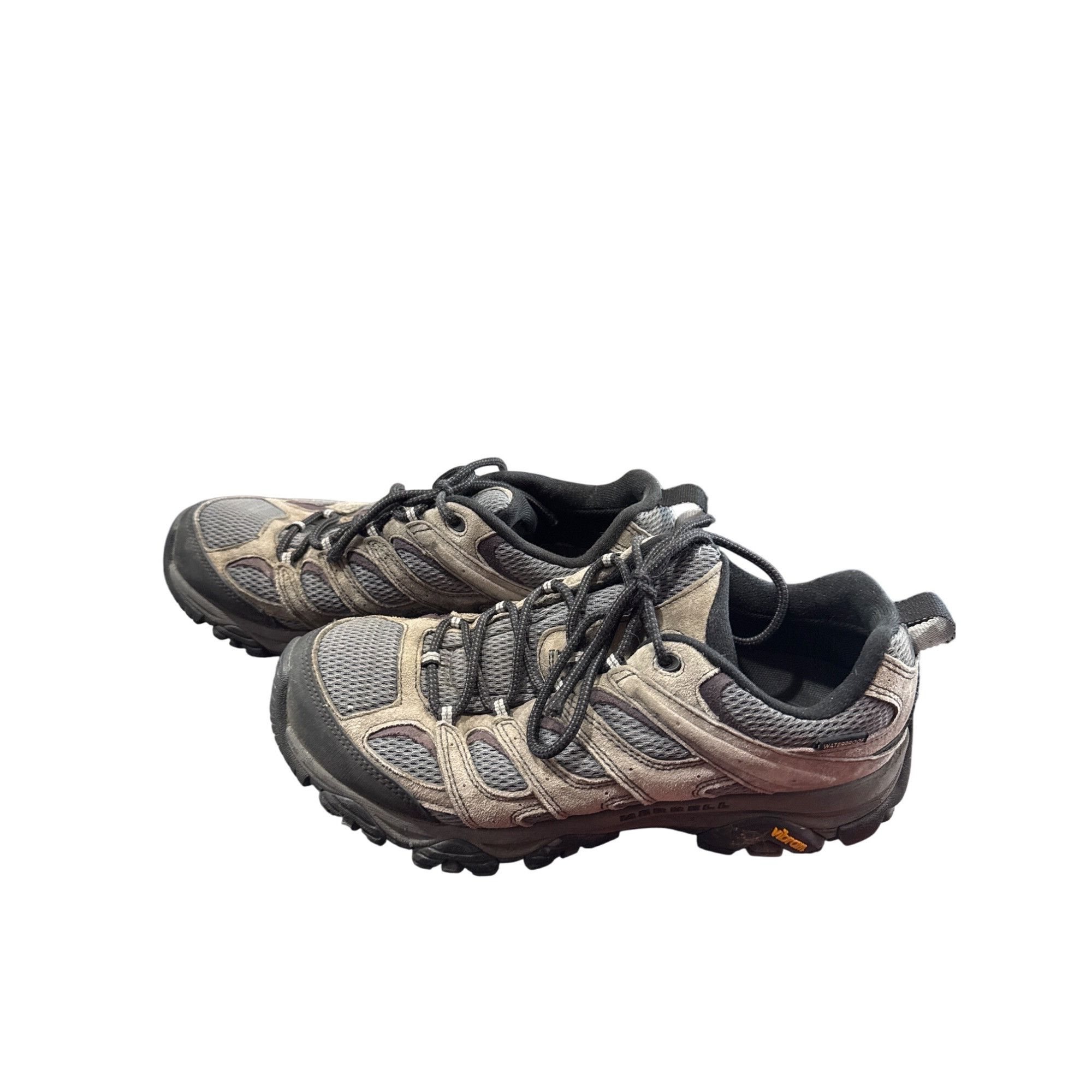 Merrell Merrell Mens Gray Brown Hiking Shoes sneakers Size 11 SKU812 Size US 11 / EU 44 - 3 Thumbnail