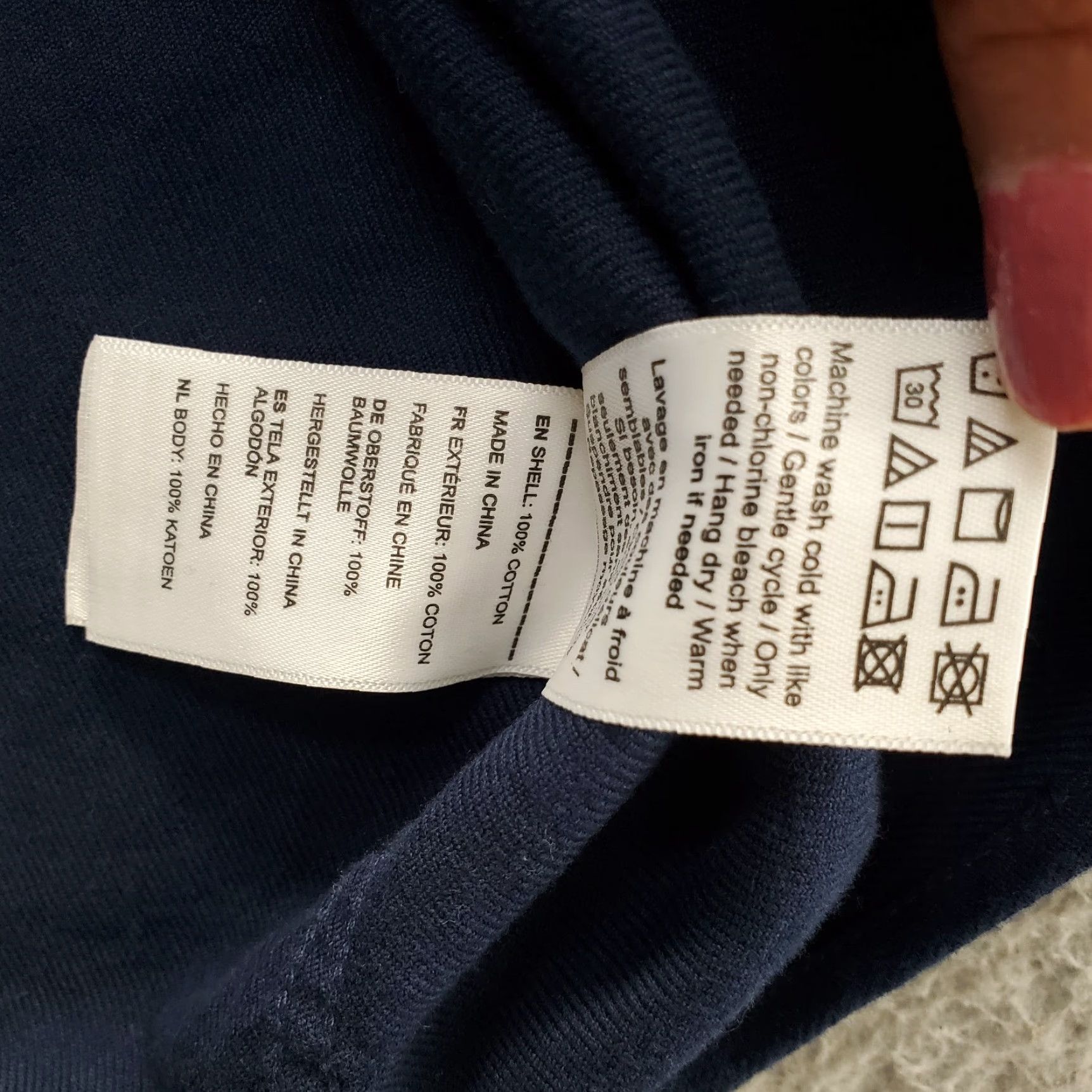 UNTUCKit UNTUCKit Shirt: Mens XL Navy Button-Up Long Sleeve Collared Chest Pocket Plain Solid Regular Fit Size US XL / EU 56 / 4 - 7 Thumbnail