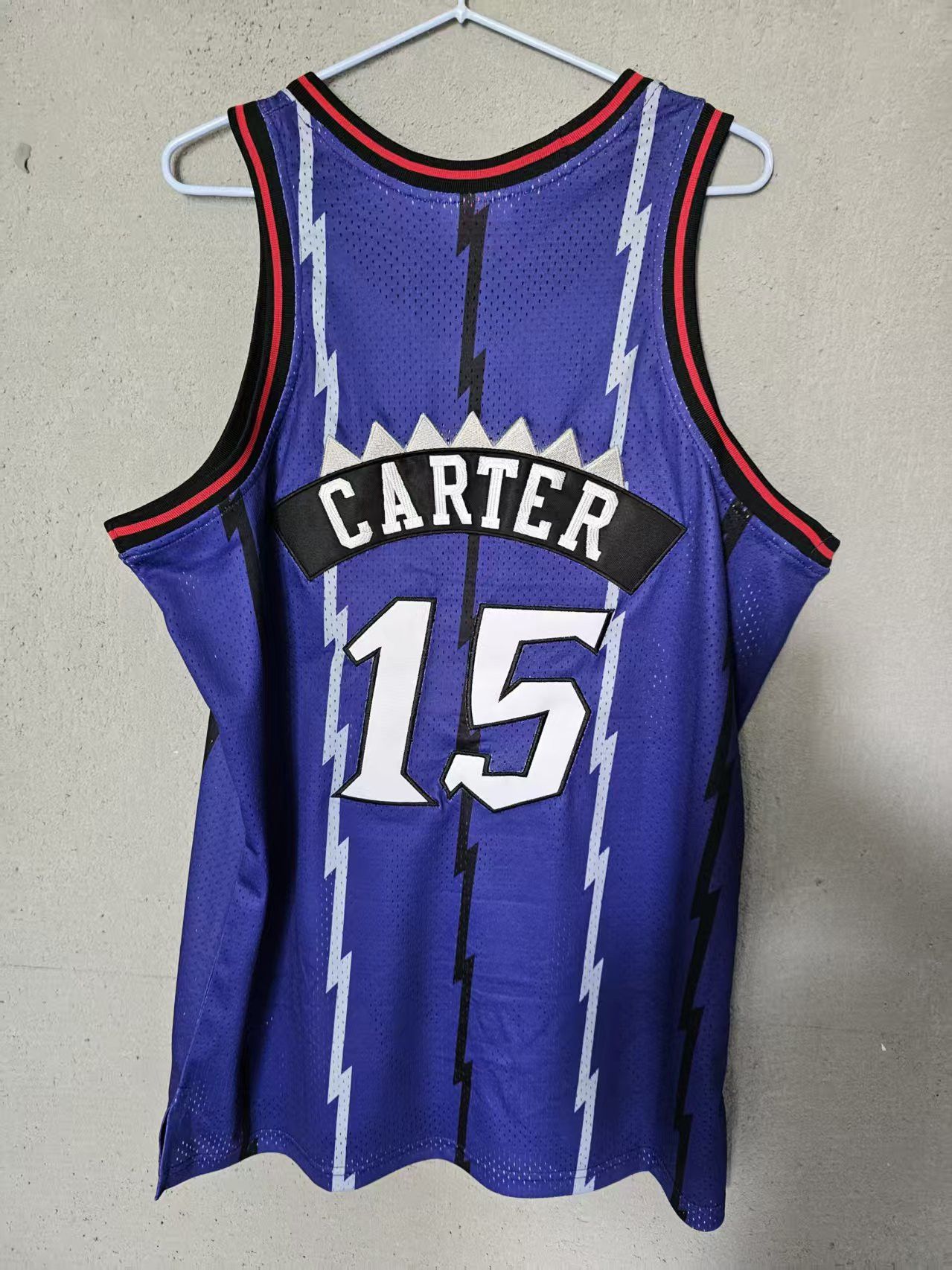NBA Vince Carter Jersey Toronto Raptors 15 Double Stitched Size US XL / EU 56 / 4 - 2 Thumbnail