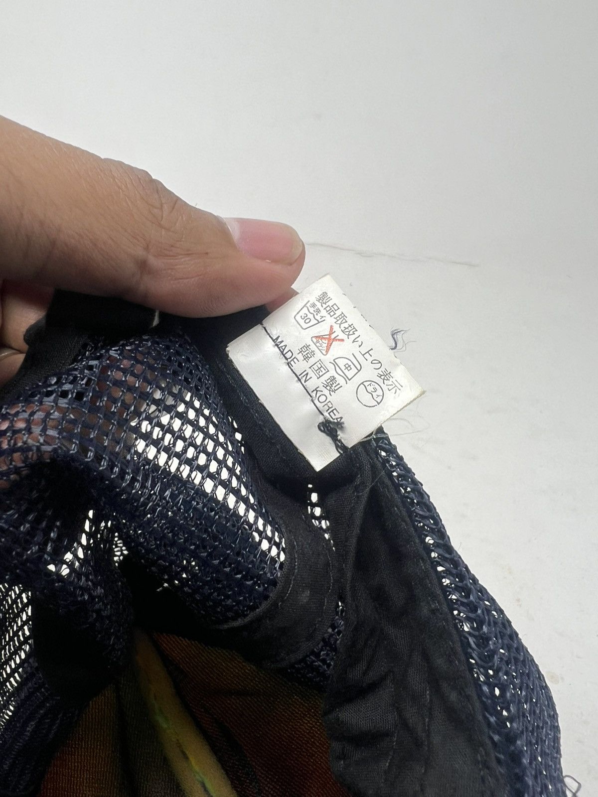 Japanese Brand Plaid "BREAK" Distressed Embroidered Streetwear Trucker Hat Size ONE SIZE - 9 Thumbnail