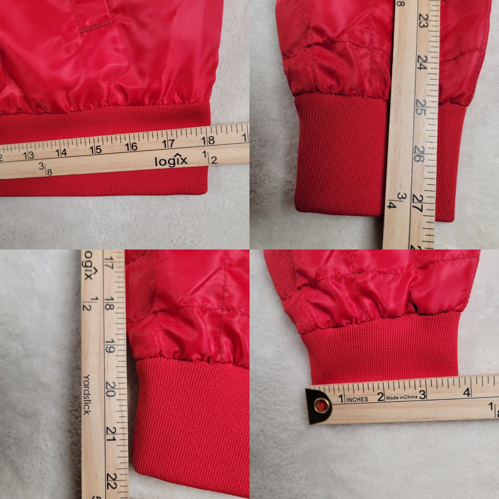 Members Only VINTAGE Members Only Jacket Red Race Bomber Jacket Mens M Red Lightweight Zip Shell Camel Racing 90s Size US M / EU 48-50 / 2 - 8 Thumbnail
