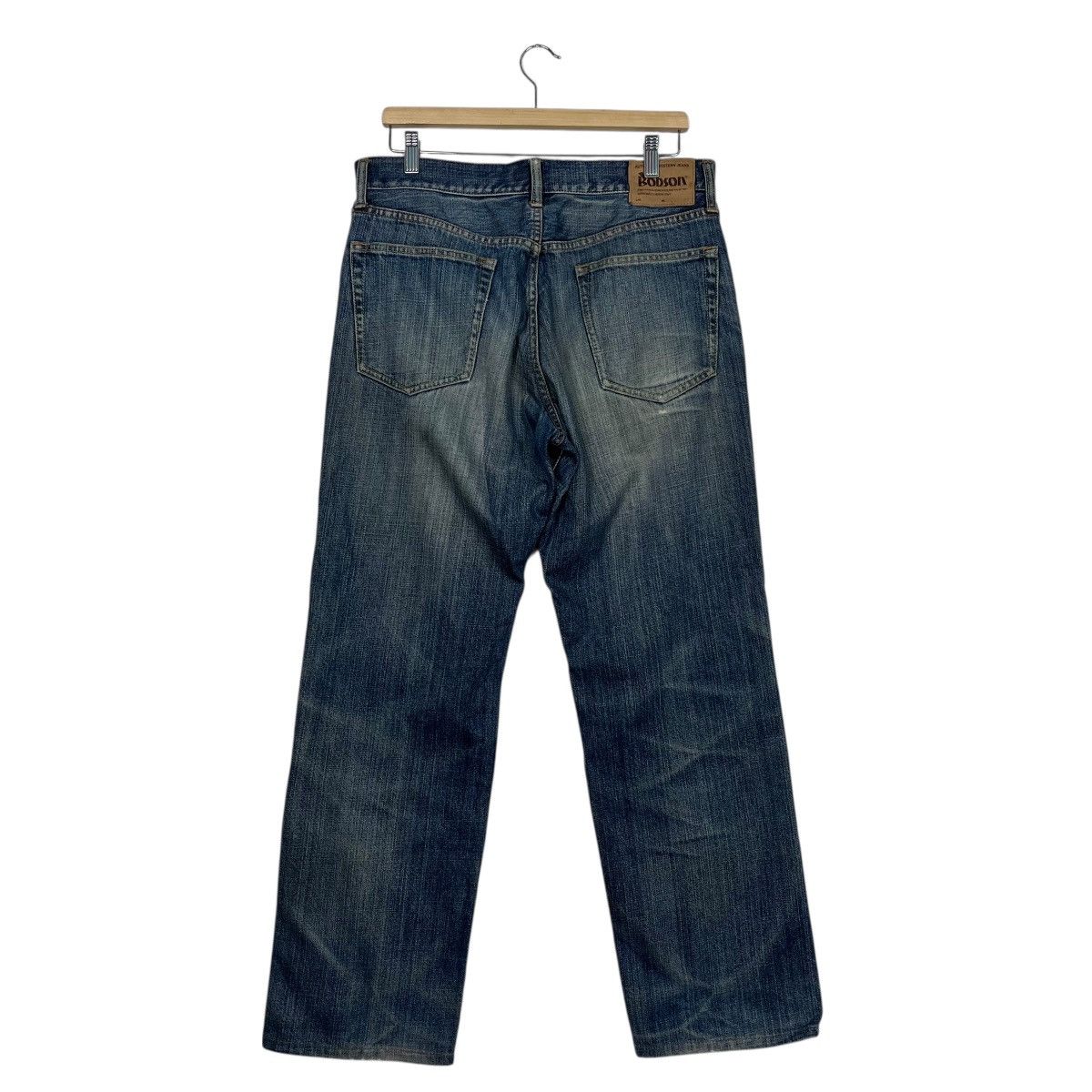 Japanese Brand Vintage Bobson Workwear Denim Jeans Size US 34 / EU 50 - 7 Thumbnail