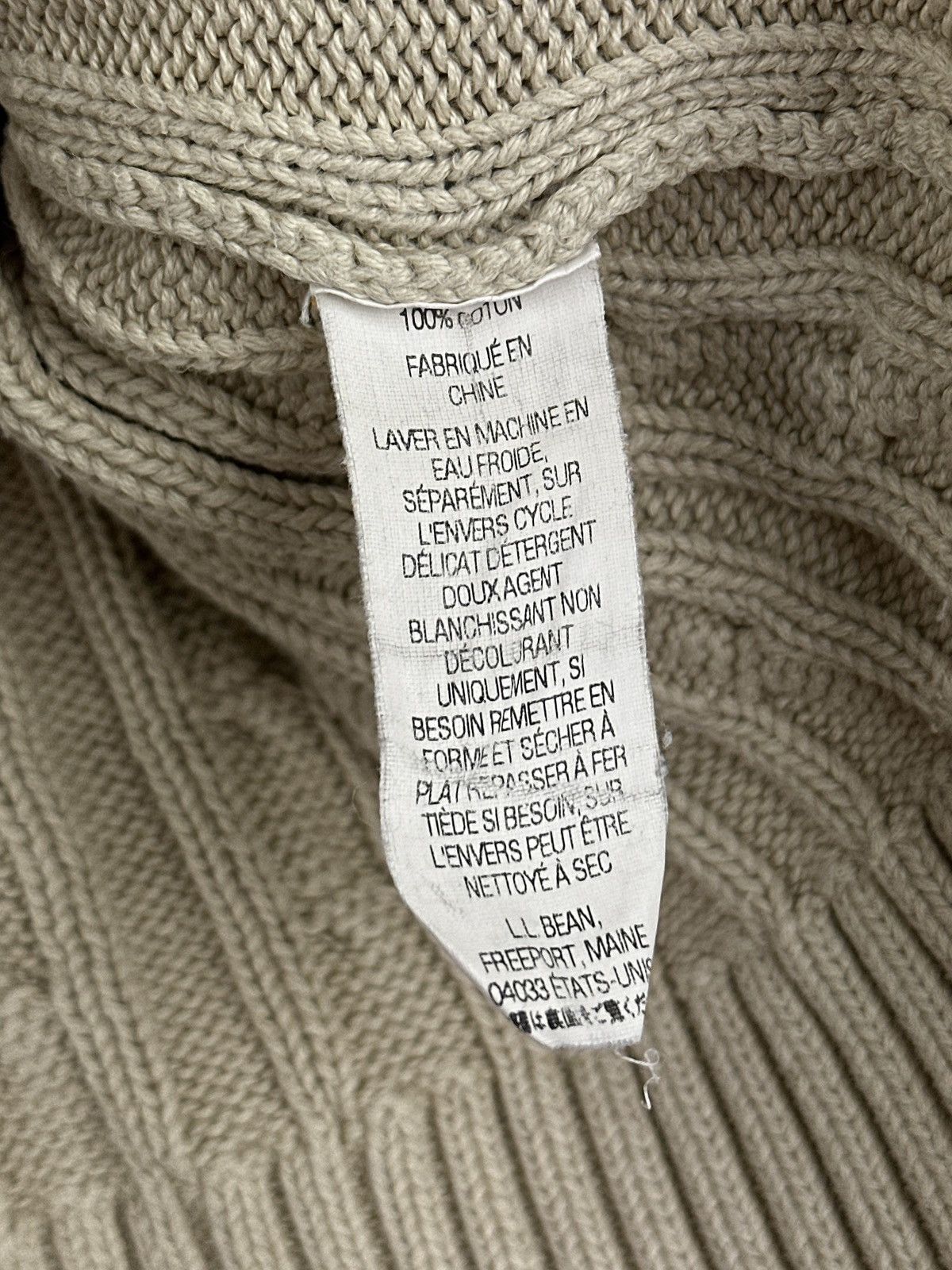 L.L. Bean Vintage L.L. Bean Cable Knit Sweater Cardigan Women’s Size L Size L / US 10 / IT 46 - 9 Thumbnail