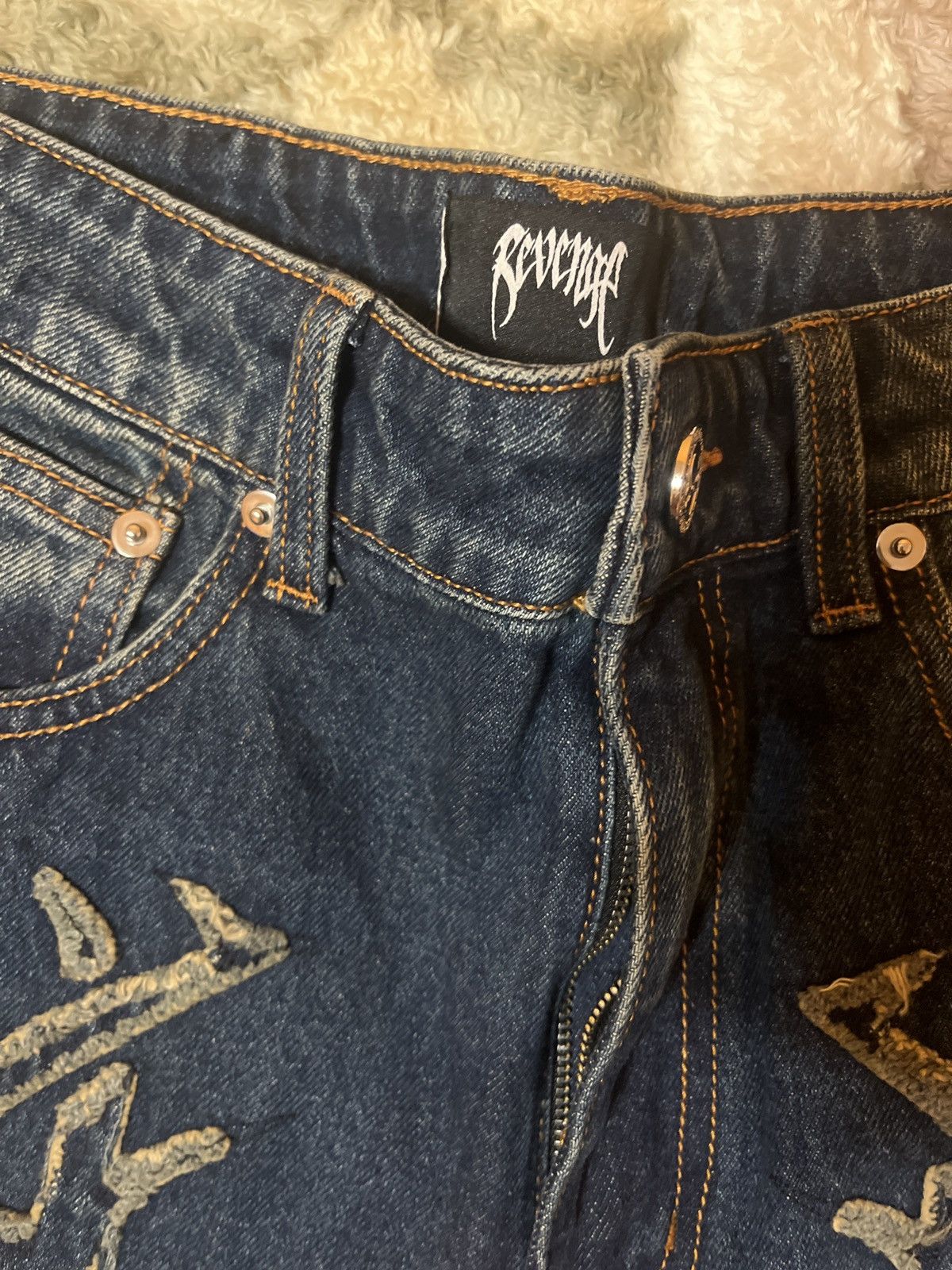 Revenge Revenge Patch Jean Size US 30 / EU 46 - 3 Thumbnail