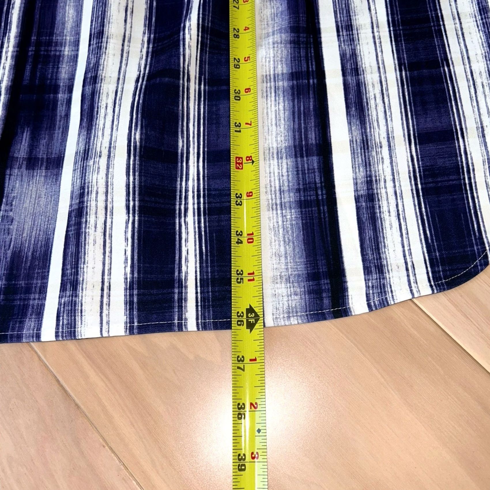 Vince Vince Shift Dress Sleeveless V-Neck Striped Blue Women’s Small Dress Size S / US 4 / IT 40 - 7 Thumbnail