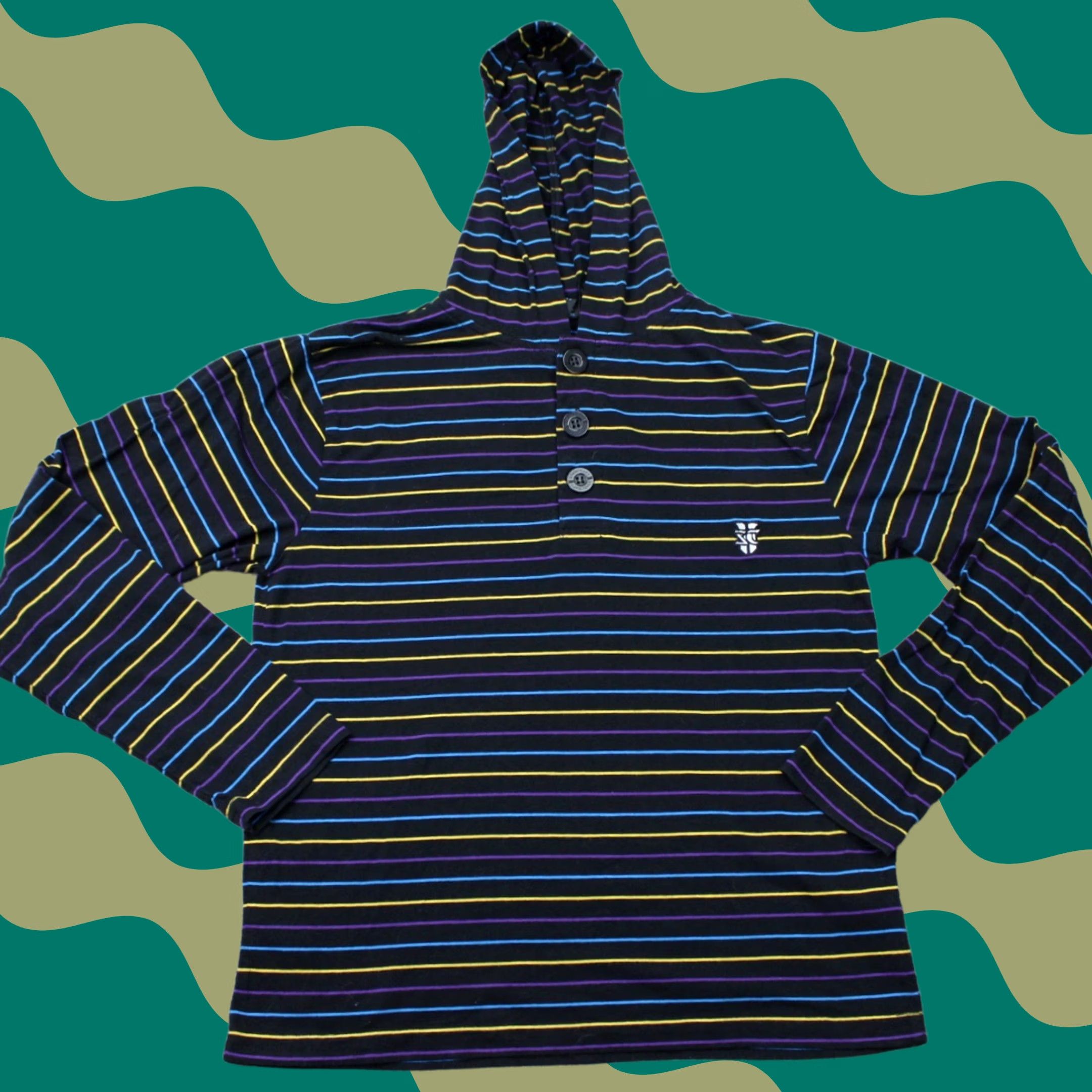 Vintage Blizzard StarCraft II Hoodie Mens Medium Black Striped Hooded Sweatshirt Size US M / EU 48-50 / 2 - 1 Thumbnail