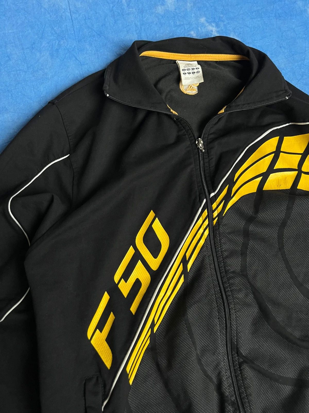 Adidas Vintage 00s Adidas F50 Windbreak Jacket Blokecore y2k Size US M / EU 48-50 / 2 - 3 Thumbnail