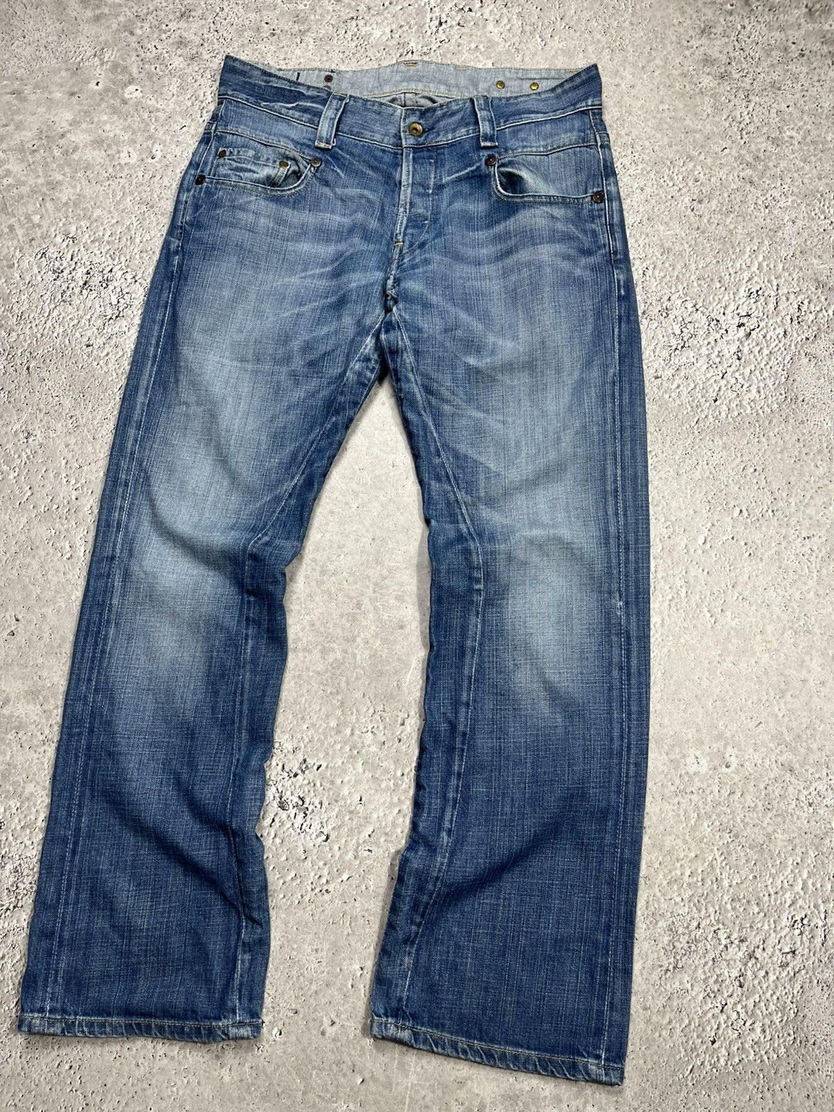 G-Star G-Star Raw Baggy Fit Blue Denim Jeans Pants Size US 32 / EU 48 - 9 Thumbnail