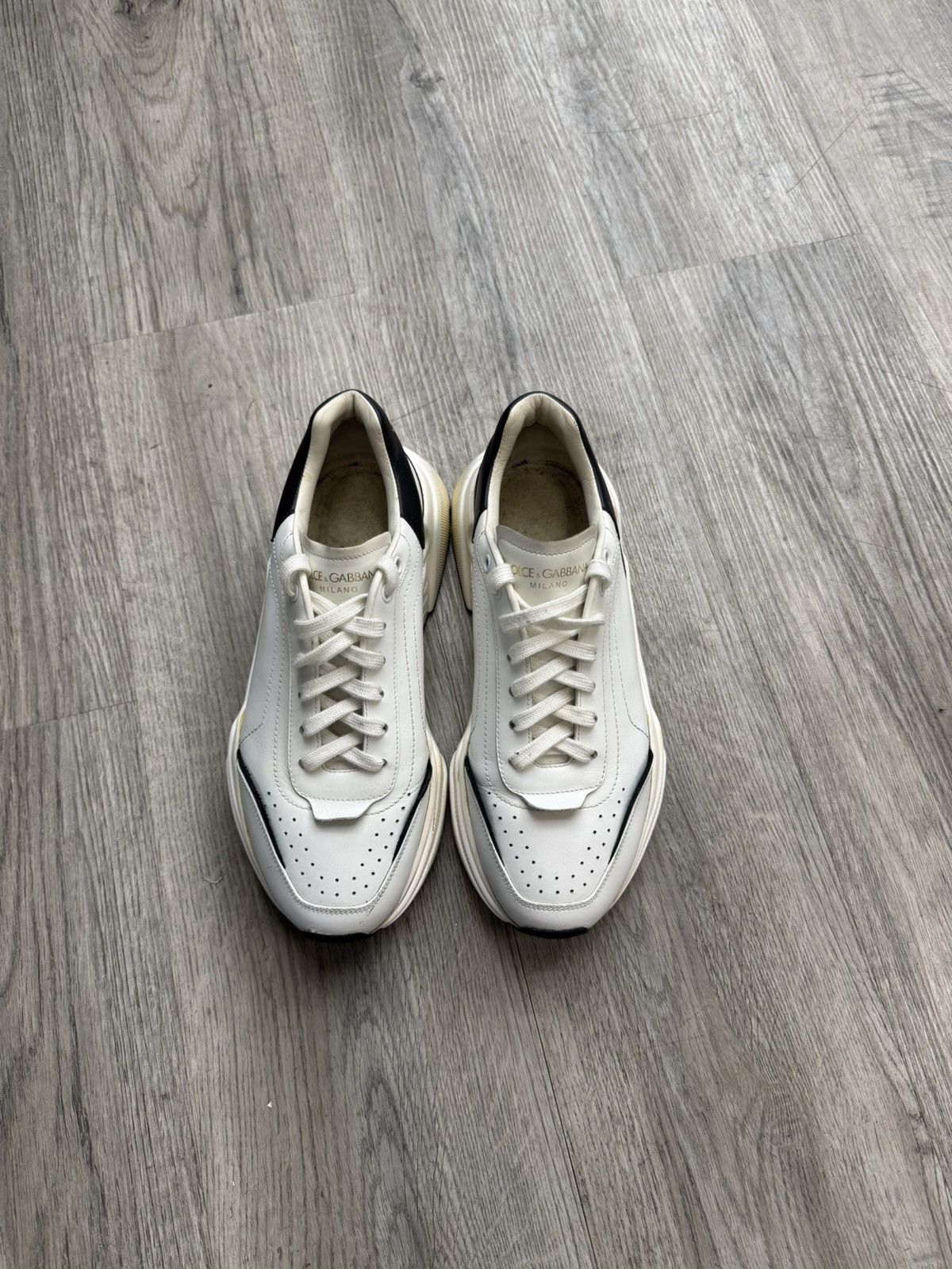 Dolce & Gabbana Dolce & Gabbana Daymaster Low - White/Black Size US 8 / EU 41 - 4 Thumbnail
