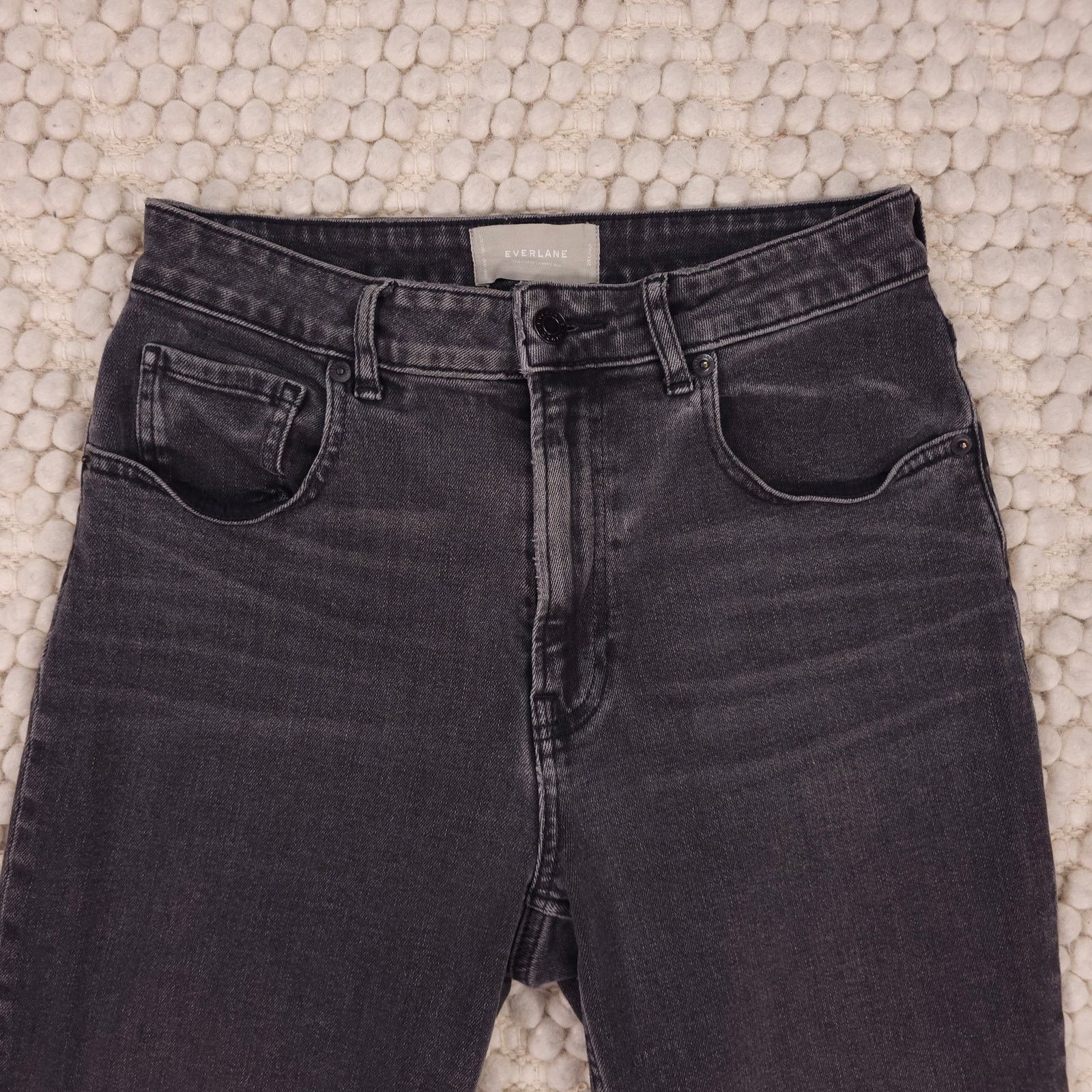 Everlane Everlane The Curvy Cheeky Crop Jean Black Sz 29 Size 29" - 2 Thumbnail