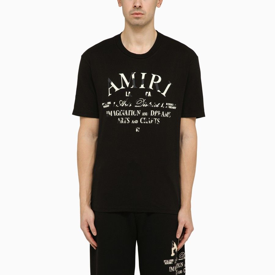 image of Amiri O1D2Blof0124 T-Shirt In Black, Men's (Size Medium)