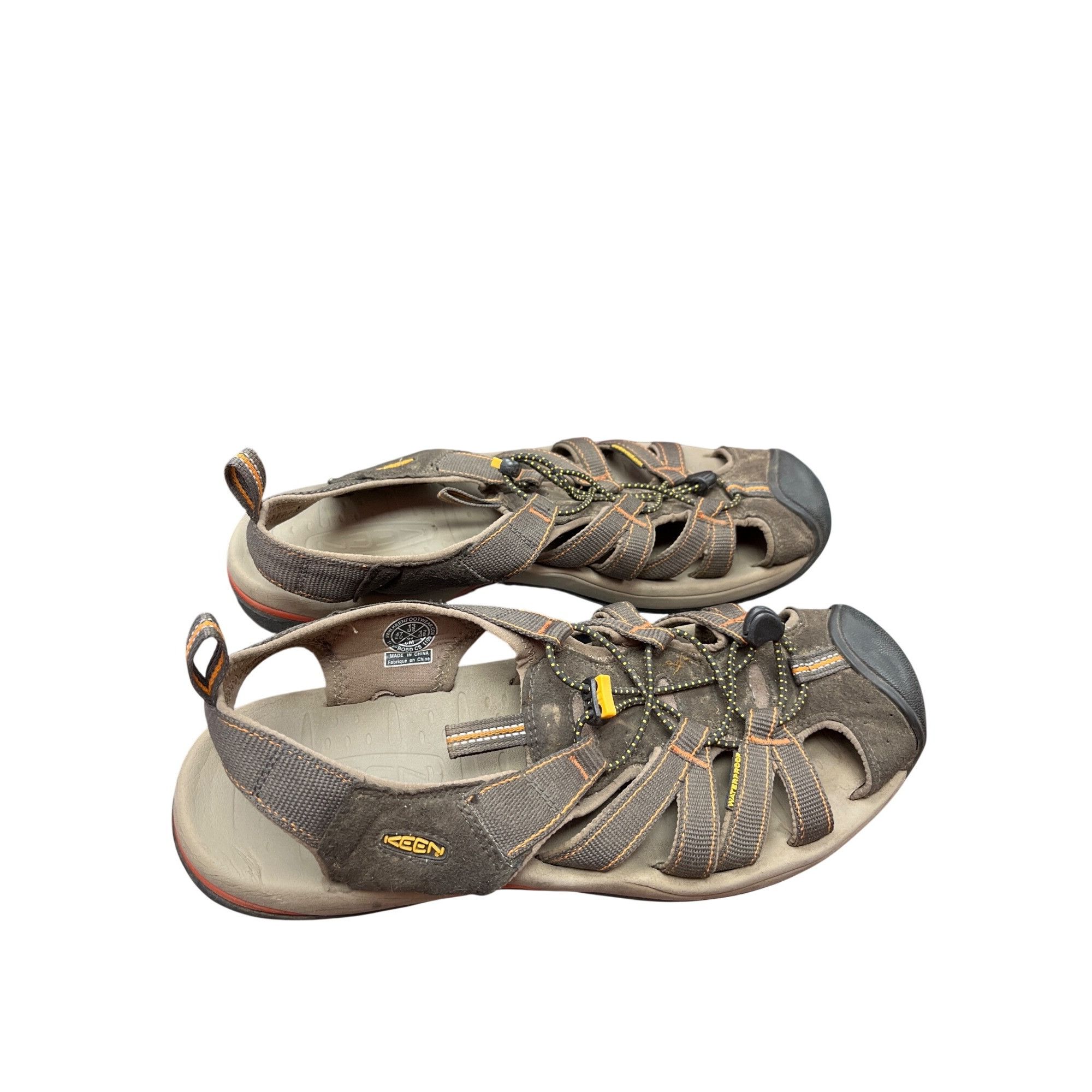 KEEN Keen mens brown leather waterproof hiking water sandals shoe Size US 13 / EU 46 - 3 Thumbnail