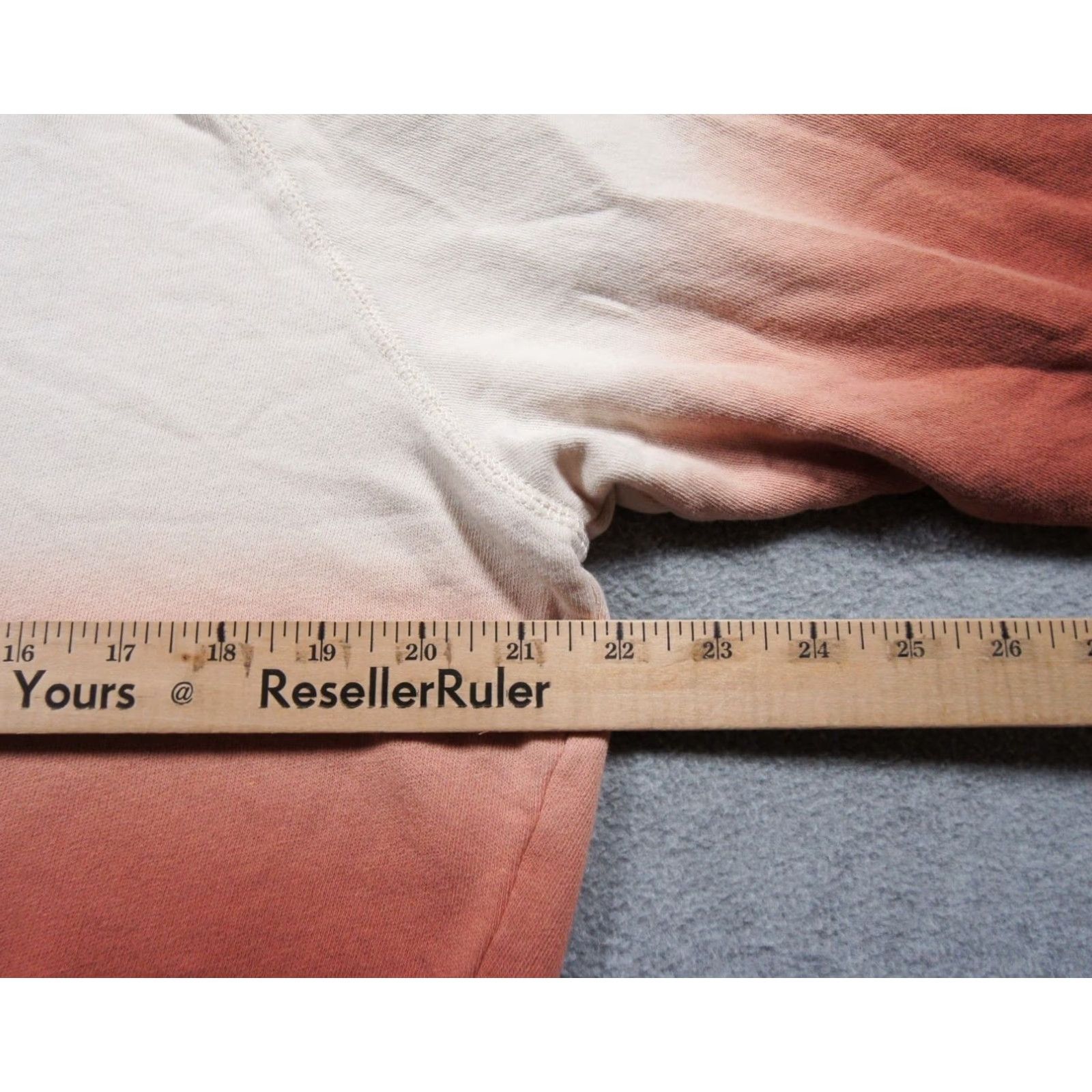 Marine Layer Marine Layer Sweatshirt Womens Small Orange Ombre Lightweight Crewneck Pullover Size S / US 4 / IT 40 - 7 Thumbnail
