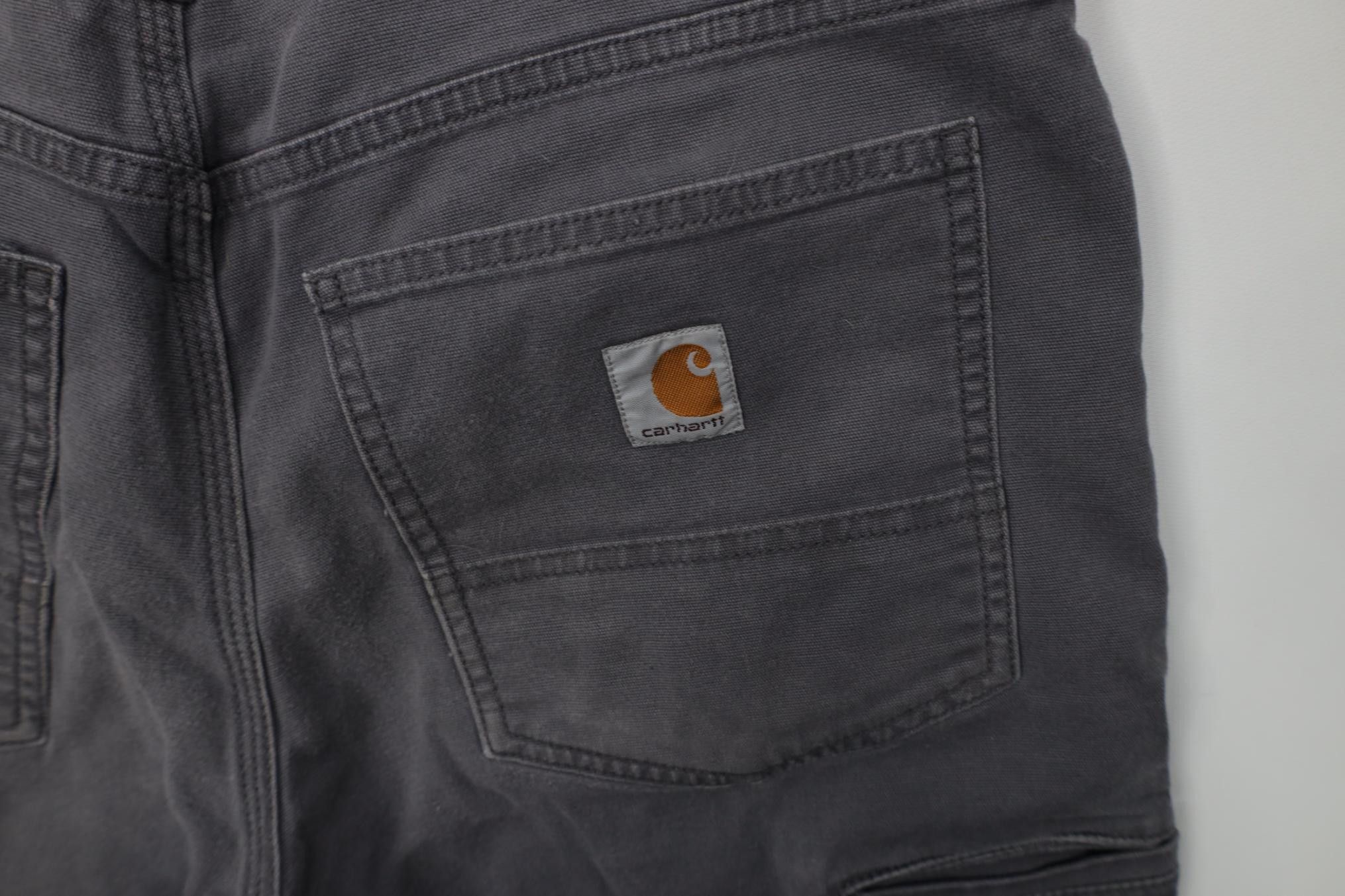 Carhartt Vintage Y2K Carhartt Relaxed Fit Stretch Canvas Pants Gray Size US 33 - 12 Thumbnail