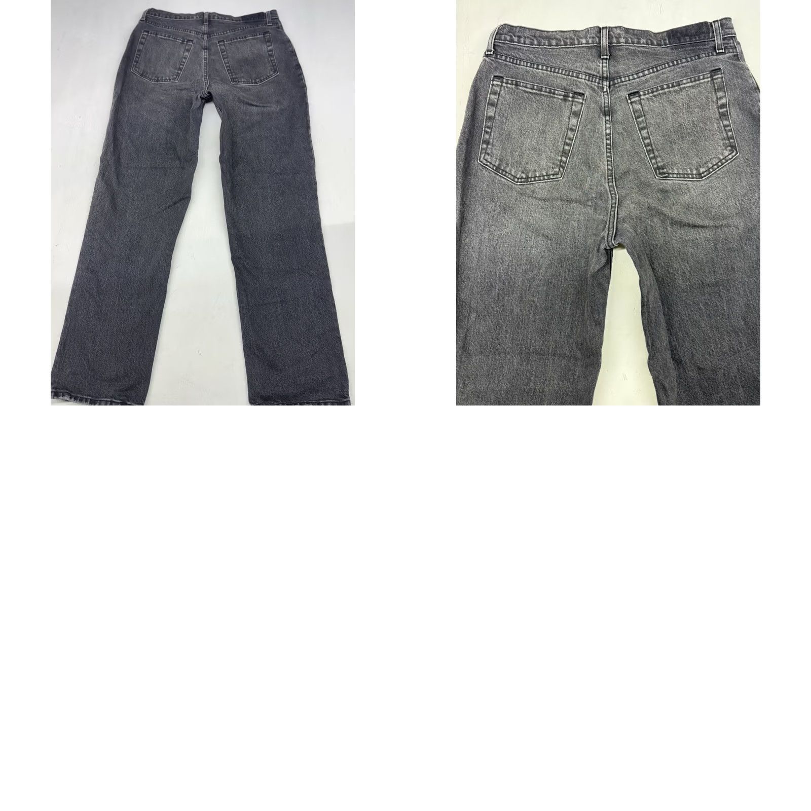 Abercrombie & Fitch Abercrombie & Fitch Jeans 90s Ultra High Rise Short Straight Women 32 Black Size 24" / US 00 / IT 34 - 8 Thumbnail