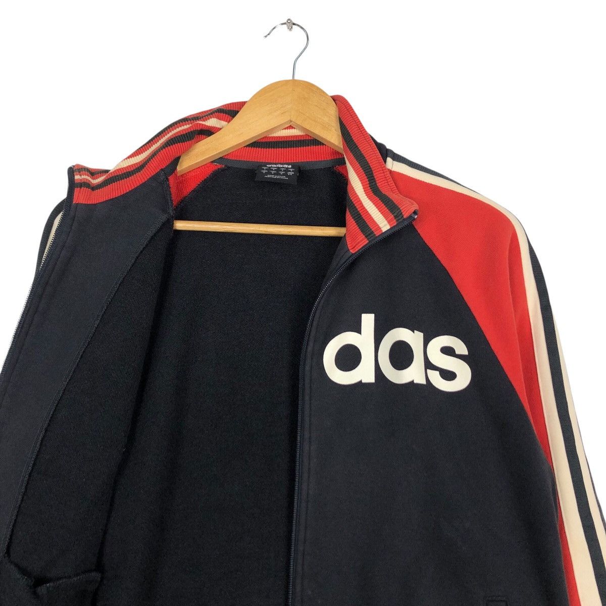 Adidas Adidas Vintage Three Stripe Sweater Jacket 90s Streetwear Size US S / EU 44-46 / 1 - 10 Thumbnail