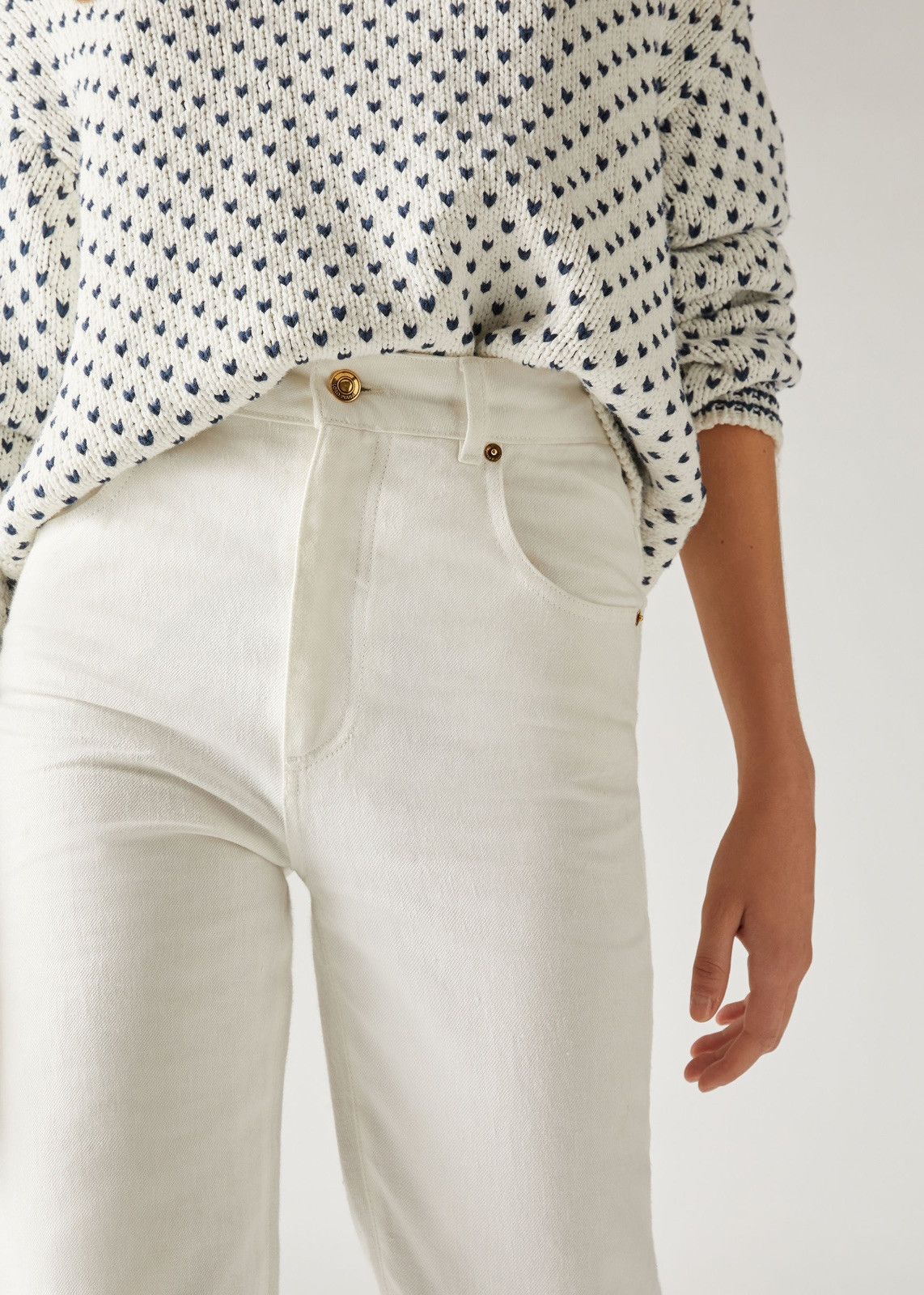 Loro Piana o1srvl11e0424 Trouser in White Size 26" / US 2 / IT 38 - 4 Thumbnail