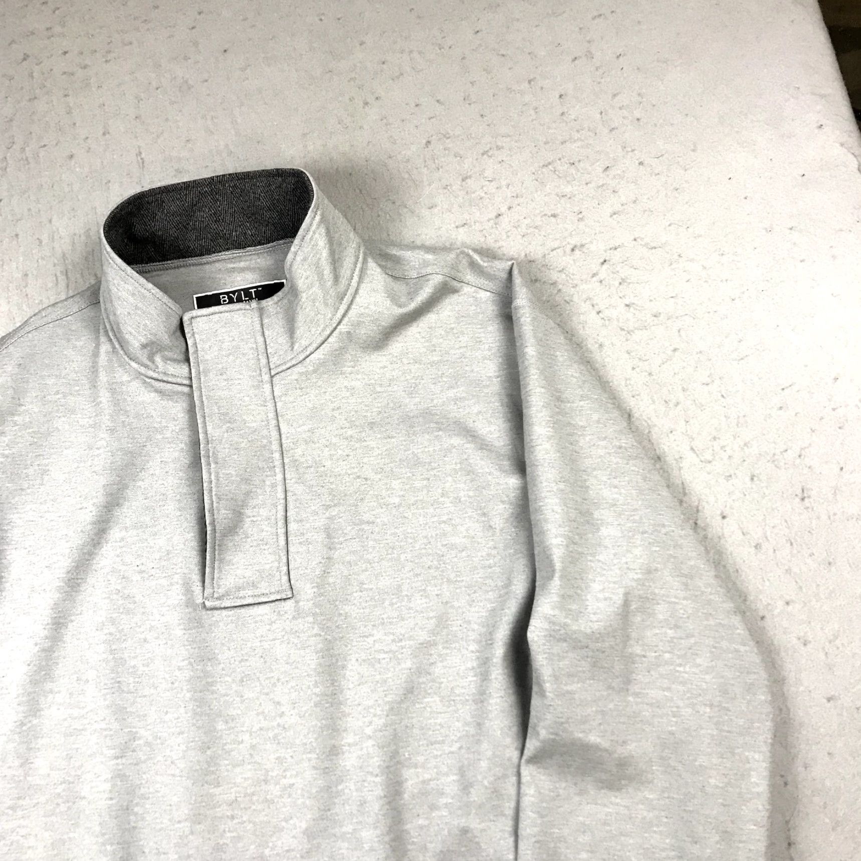 Vintage Bylt Jacket Mens XL Gray Elite Fairway Pullover Golf 1/4 Zip Premium Size US XL / EU 56 / 4 - 3 Thumbnail