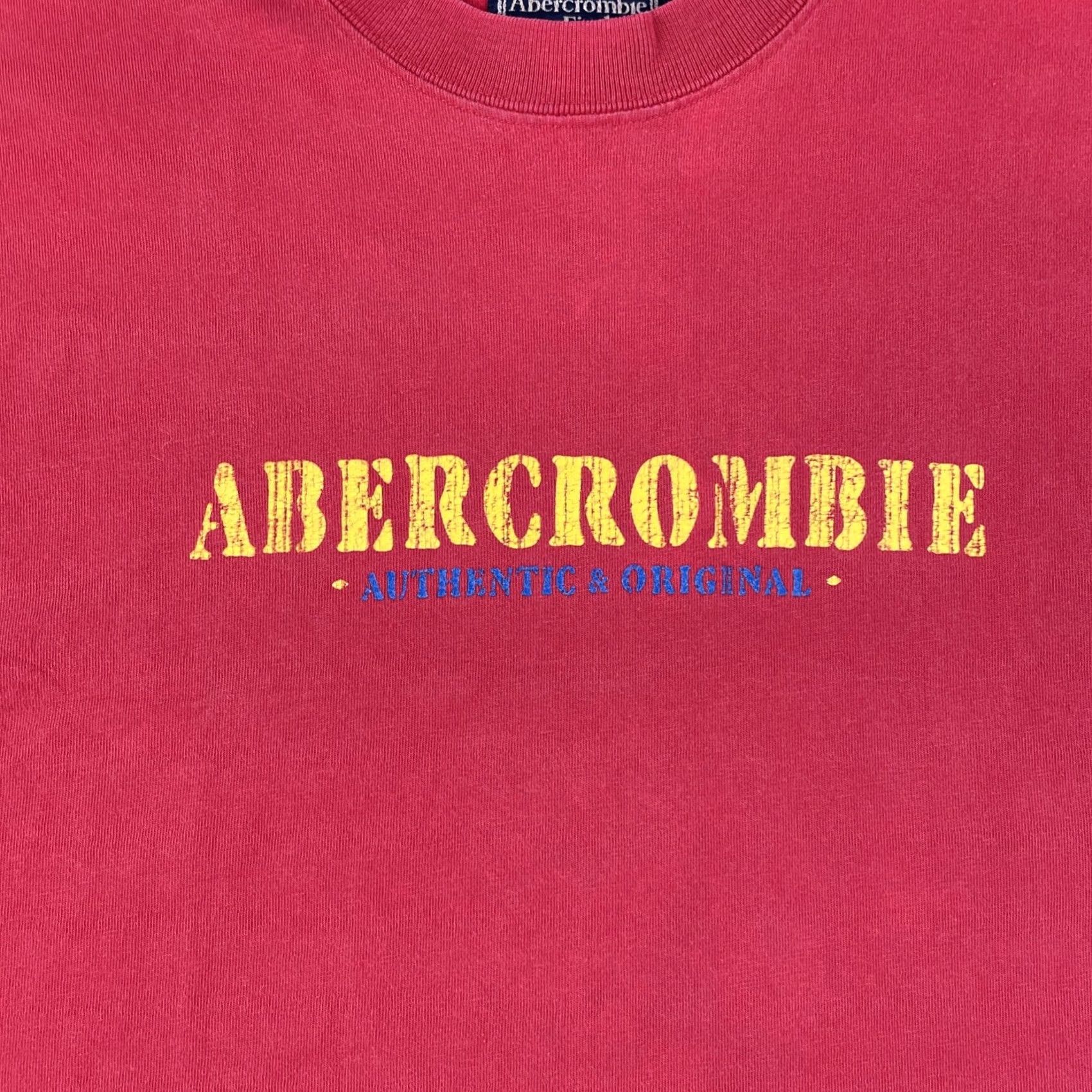 Abercrombie & Fitch VINTAGE Abercrombie & Fitch Shirt XL Red Outdoor Goods Y2K Made In US Marina Islands Mens Size US XL / EU 56 / 4 - 3 Thumbnail