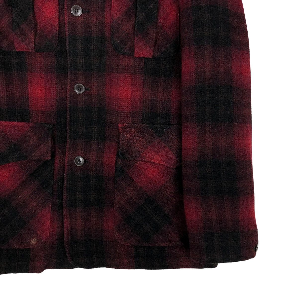 Japanese Brand 🔥VINTAGE LEVI FLANNEL WOOL JACKET TARTAN DESIGN PUNK STYLE Size US M / EU 48-50 / 2 - 6 Thumbnail