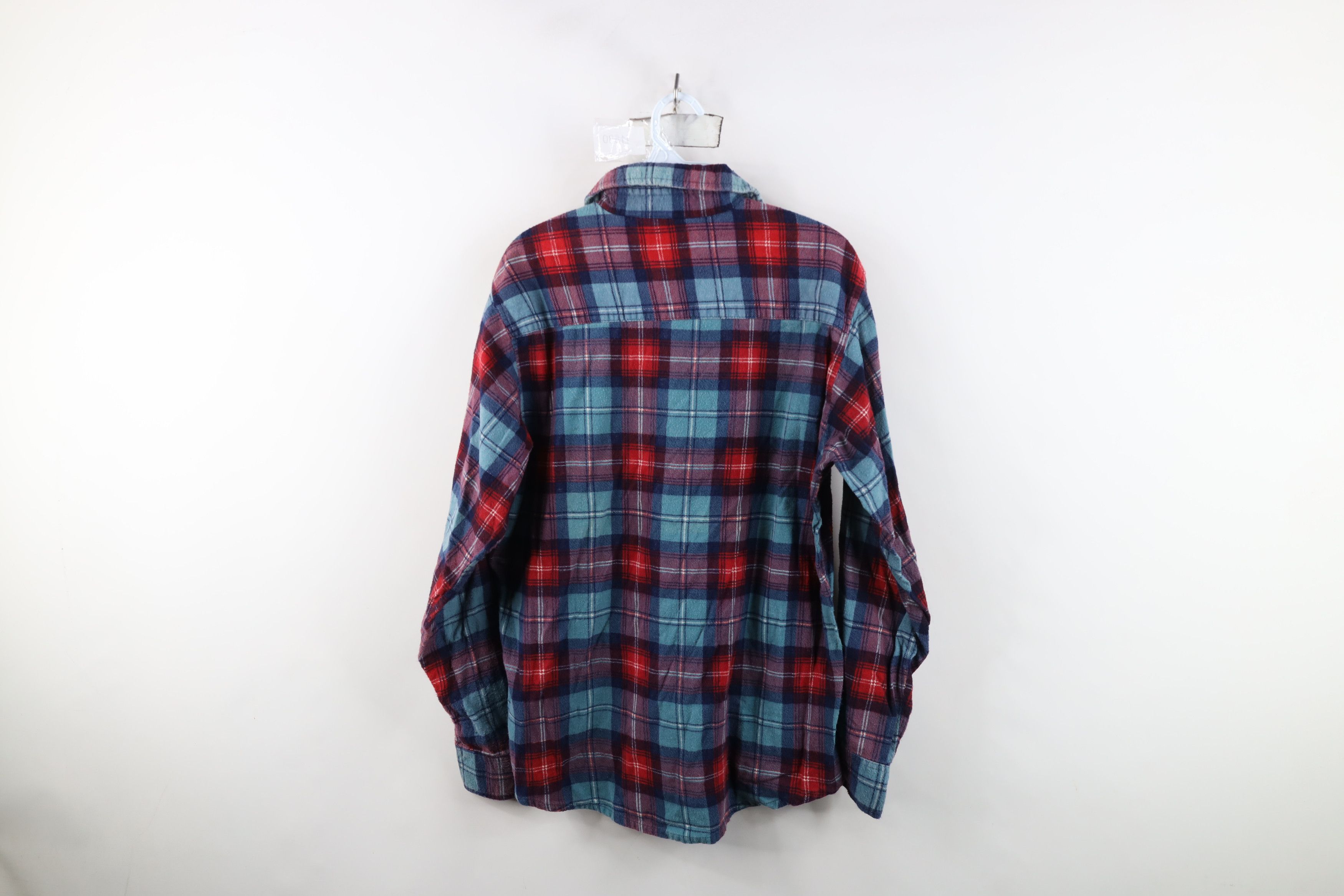 Vintage Vintage 70s Streetwear Flannel Collared Button Shirt Plaid Size US L / EU 52-54 / 3 - 8 Thumbnail
