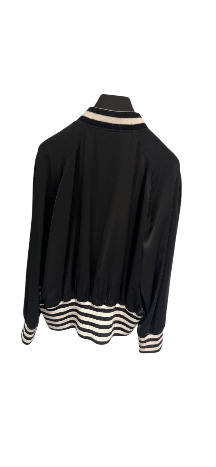 Celine Celine SATIN VARSITY JACKET WITH ARTIST EMBROIDERY Size US S / EU 44-46 / 1 - 2 Thumbnail