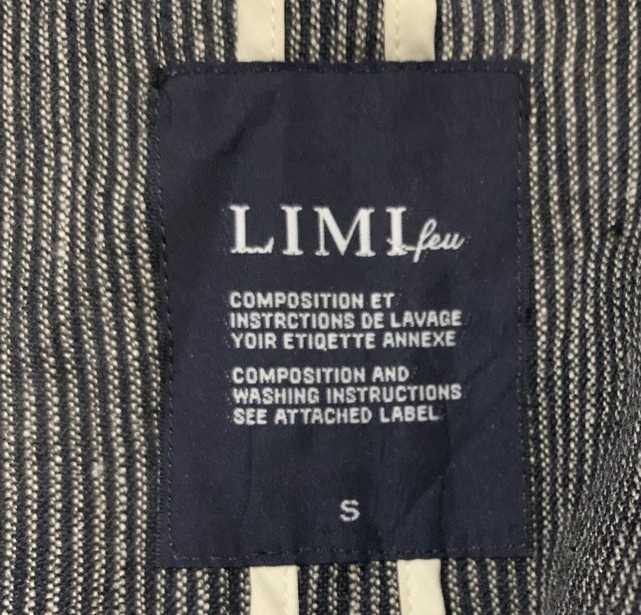 Limi Feu × Yohji Yamamoto Limi Feu Yohji Yamamoto Oversized Light Jacket Size US XXL / EU 58 / 5 - 8 Thumbnail