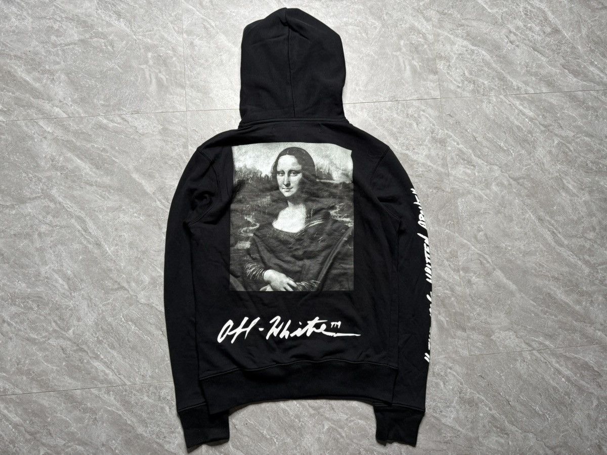 Off-White Off-White S/S 19 Mona Lisa Graphic Hoodie Size US XS / EU 42 / 0 - 1 Thumbnail
