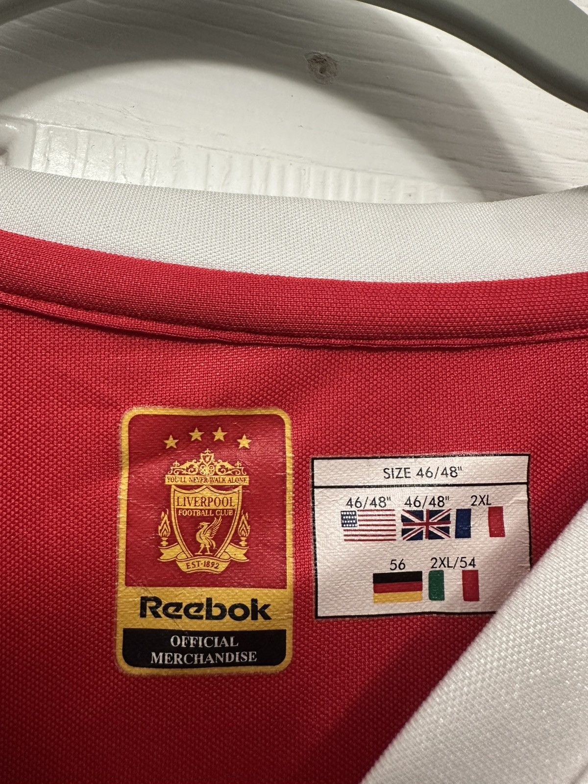Reebok Liver Pool Jersey Size US M / EU 48-50 / 2 - 5 Thumbnail